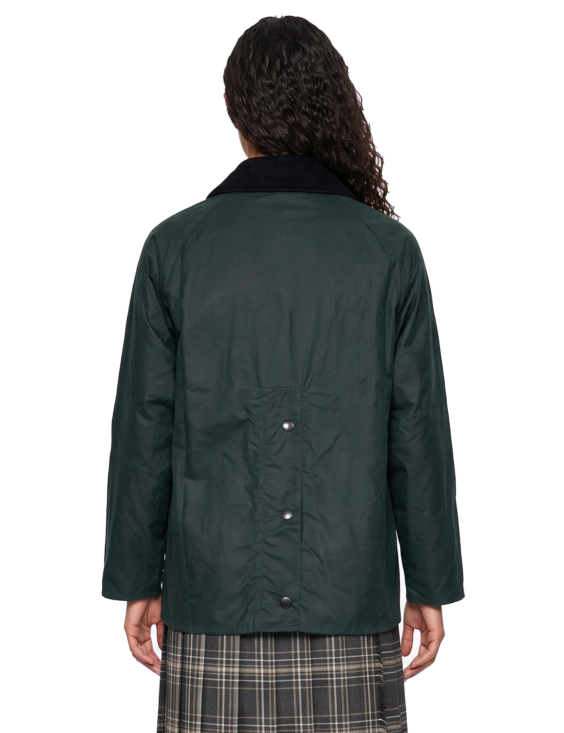 Giacca Spey cerata in verde 