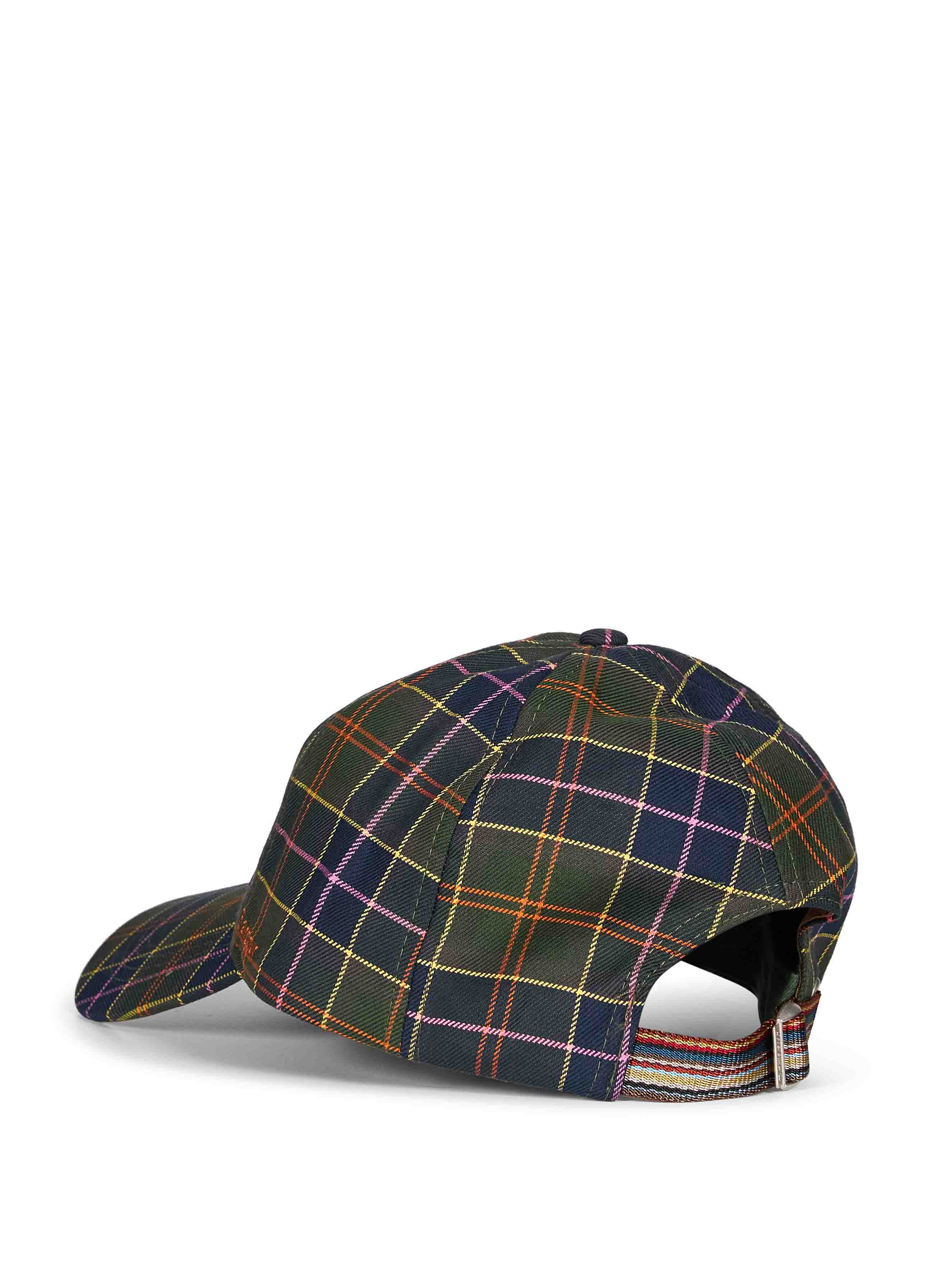Cappellino in tartan Paul Smith Loves Barbour multicolor 