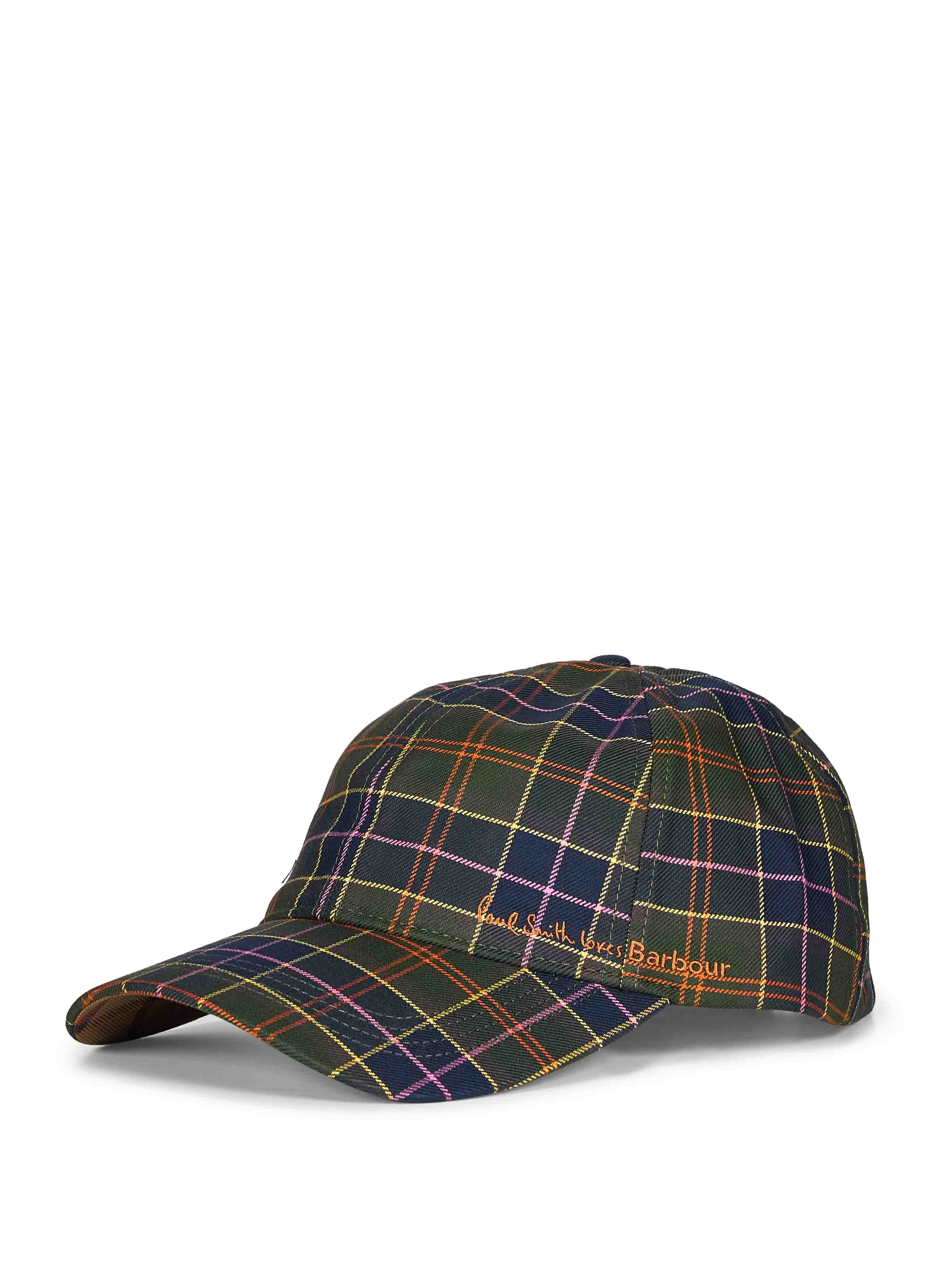 Cappellino in tartan Paul Smith Loves Barbour multicolor 