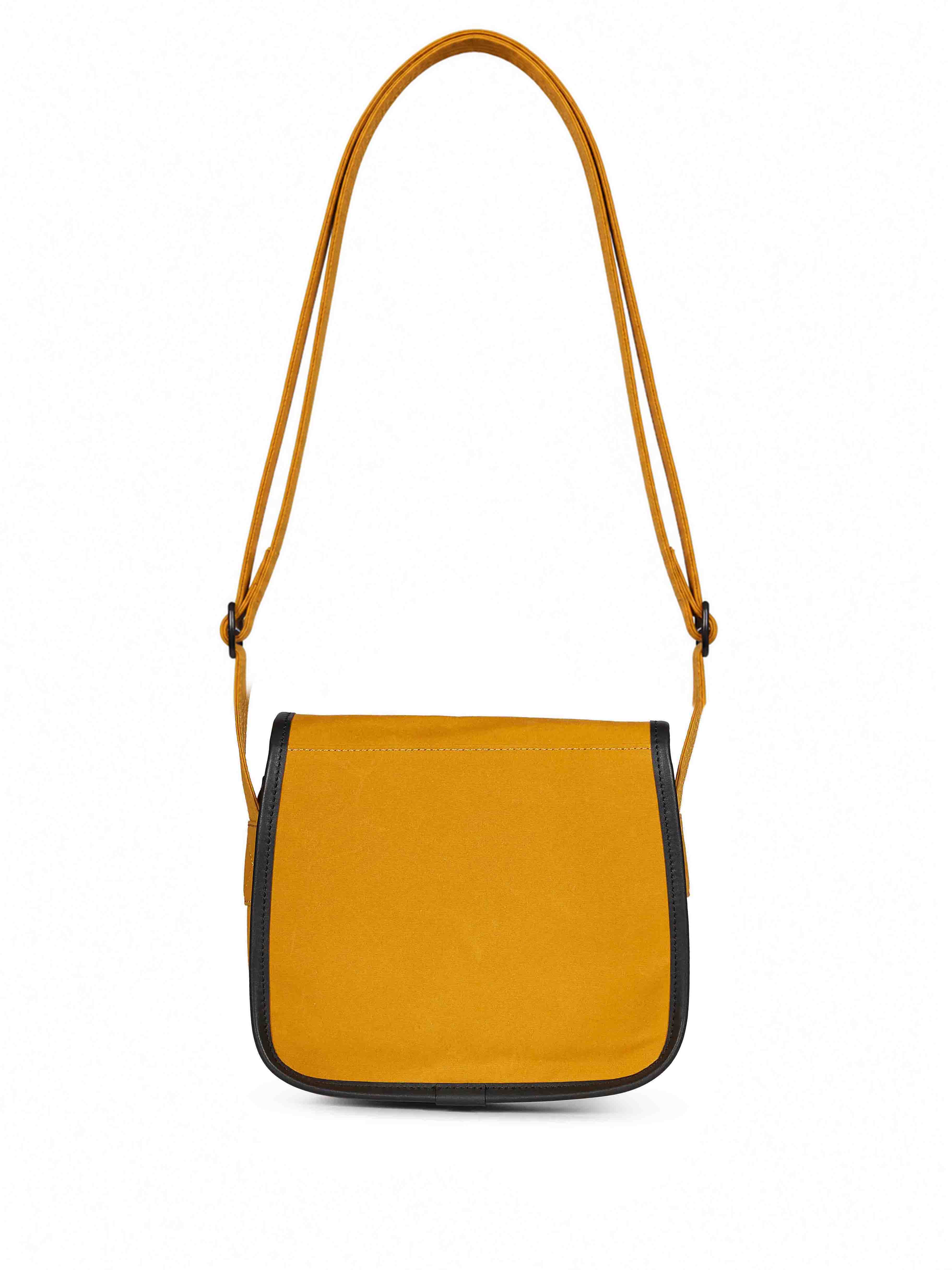 Borsa a tracolla Tarras mini in giallo 