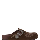 Mules Boston x Etro in marrone 