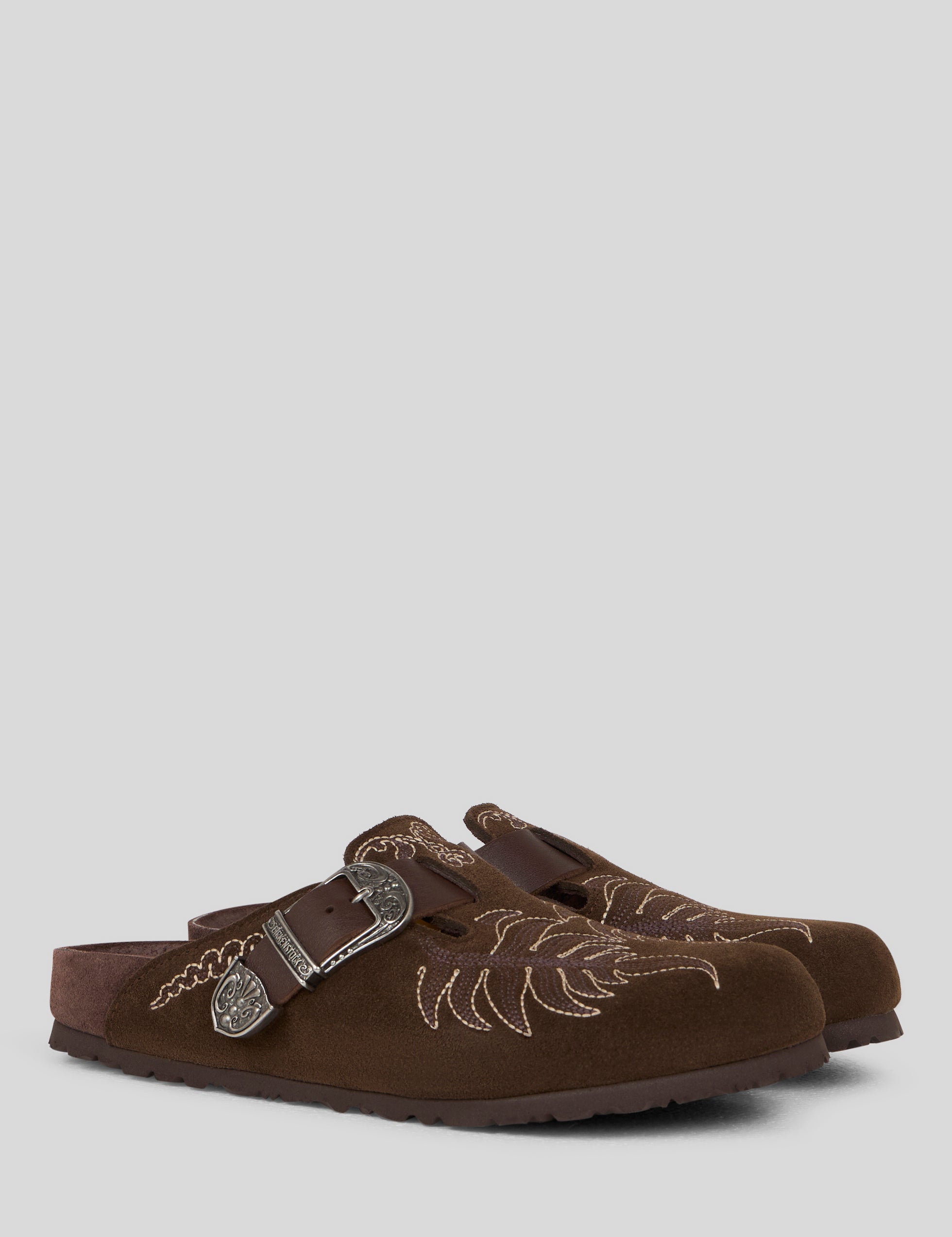 Mules Boston x Etro in marrone 