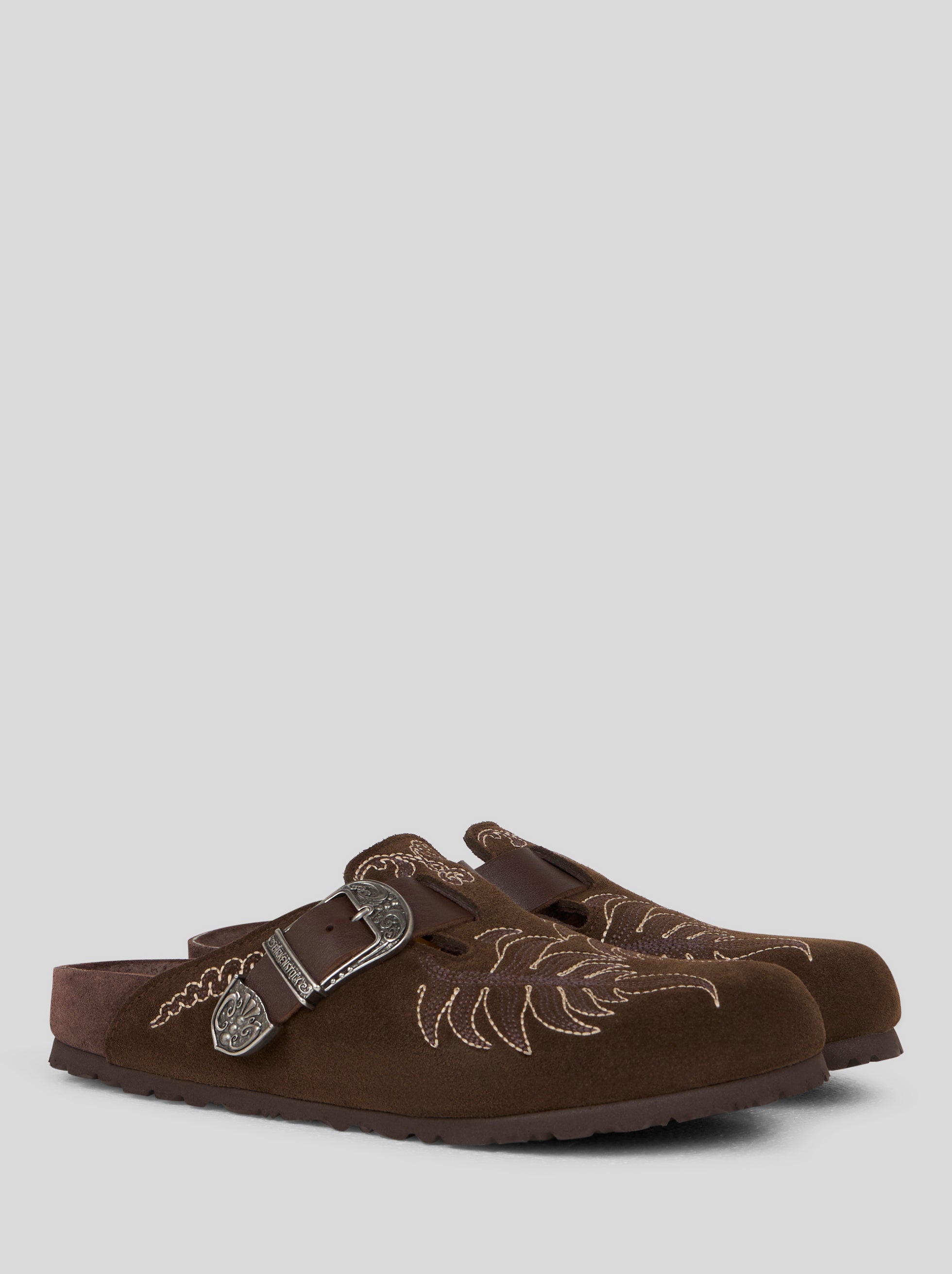Mules Boston x Etro in marrone 