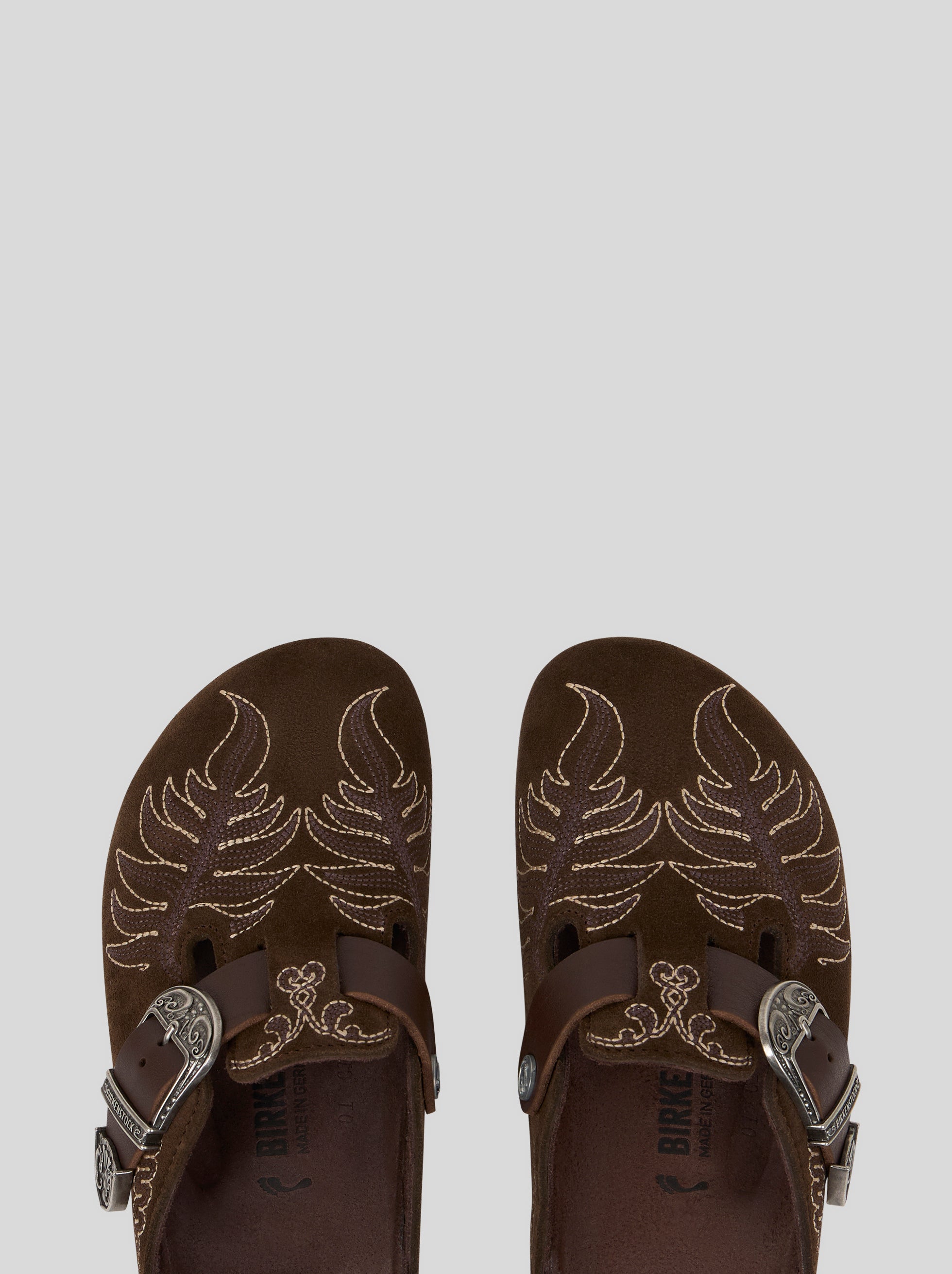 Mules Boston x Etro in marrone 