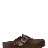 Mules Boston x Etro in marrone 