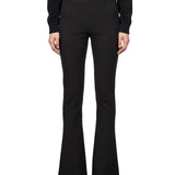 Pantaloni flare in nero 