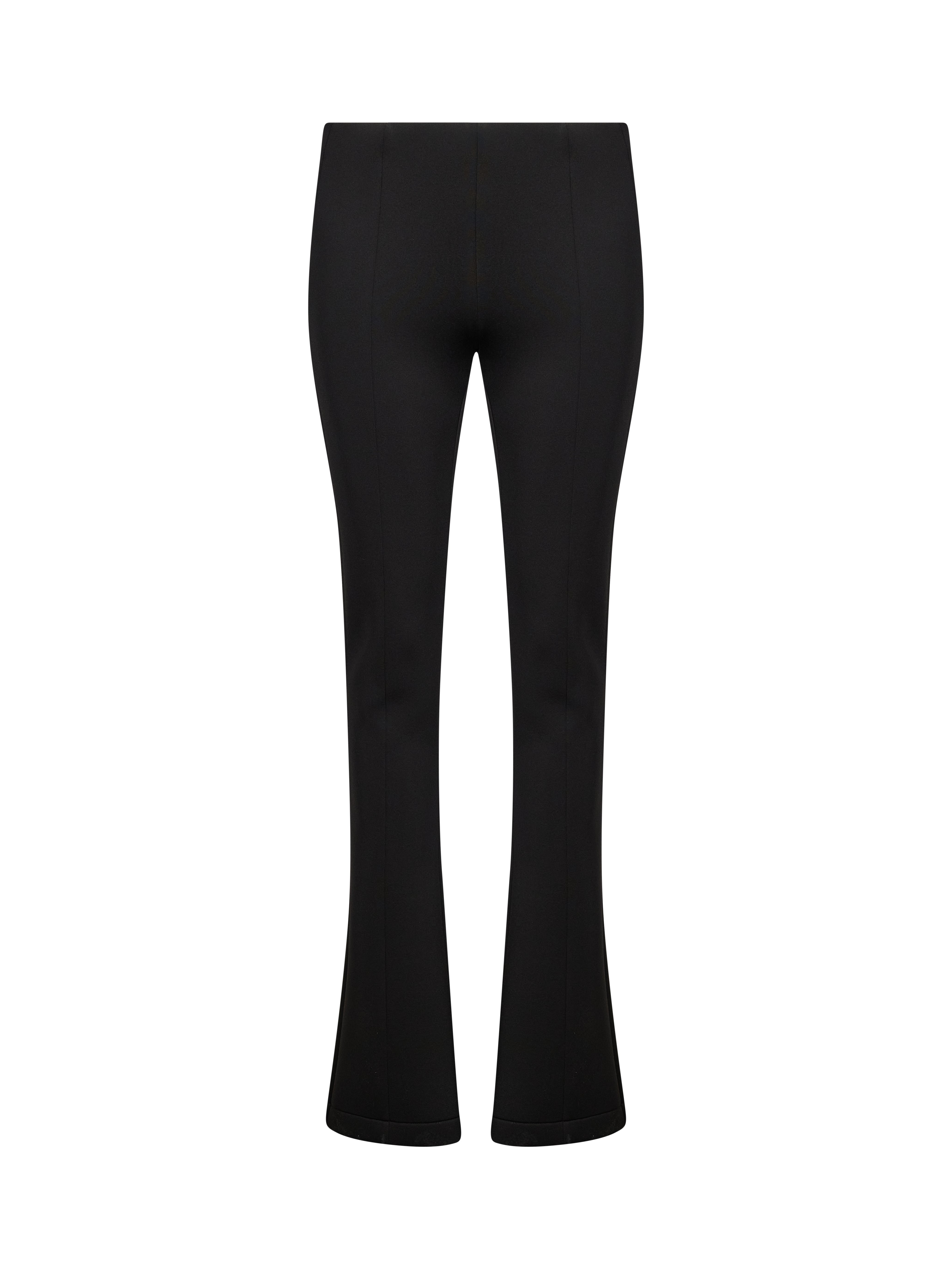 Pantaloni flare in nero 