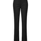 Pantaloni con fondo puddle in nero 
