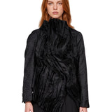 Blazer destrutturato in nero 