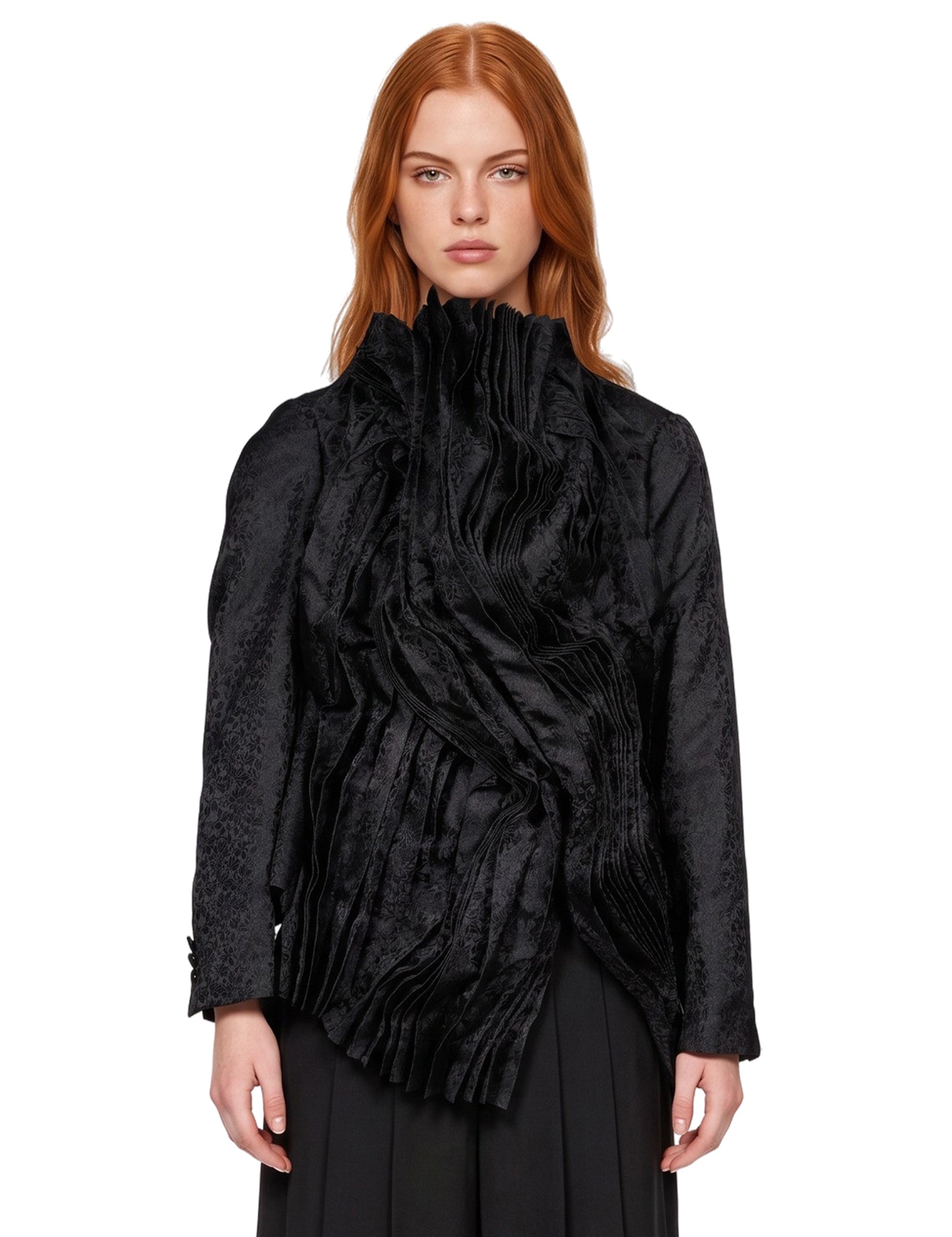 Blazer destrutturato in nero 
