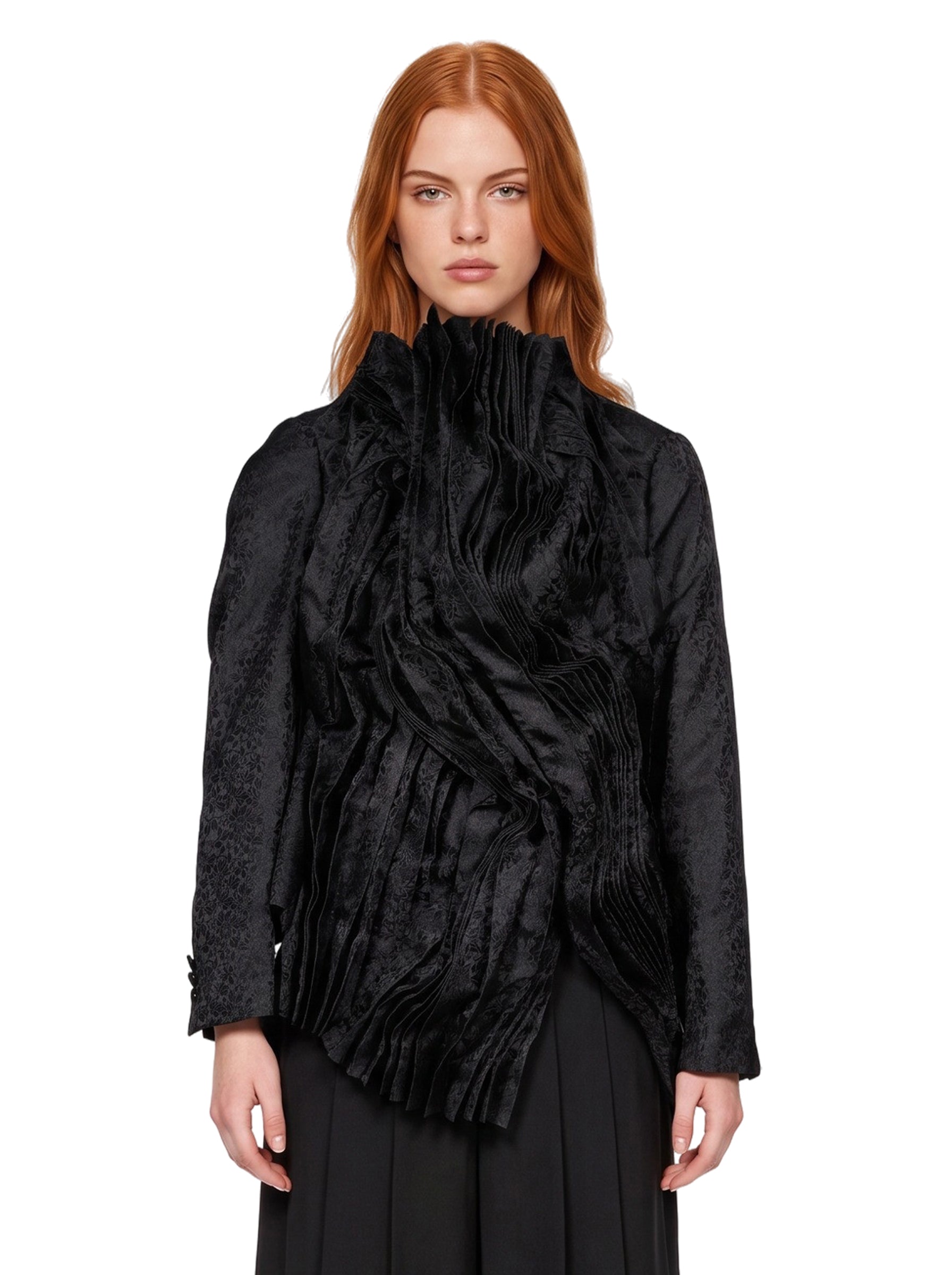 Blazer destrutturato in nero 