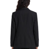 Giacca sartoriale con bottoni in nero 