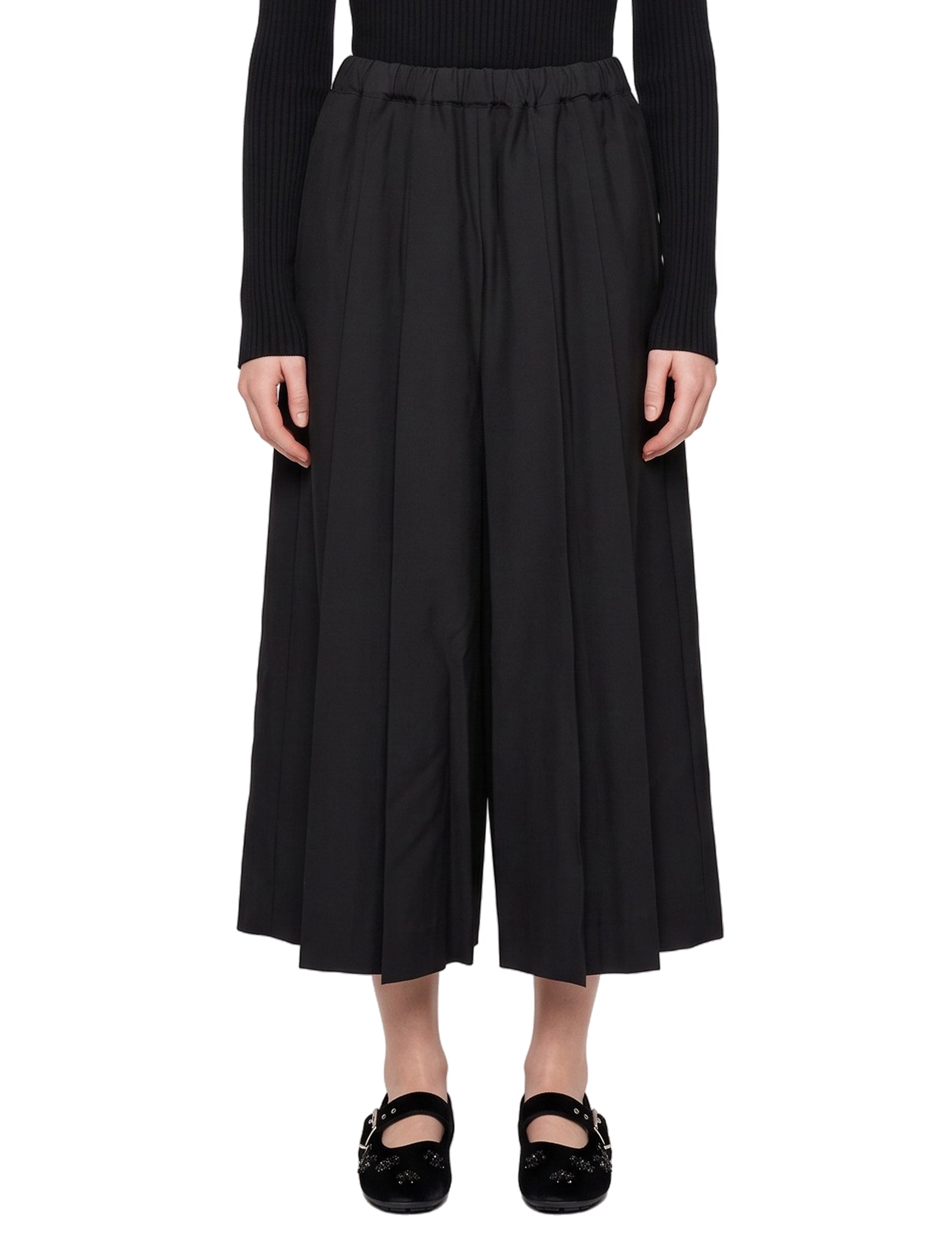 Pantaloni a campana in nero 