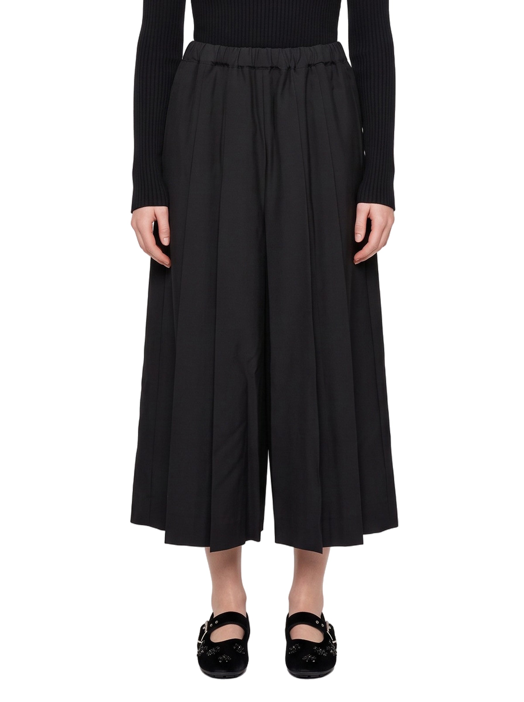 Pantaloni a campana in nero 