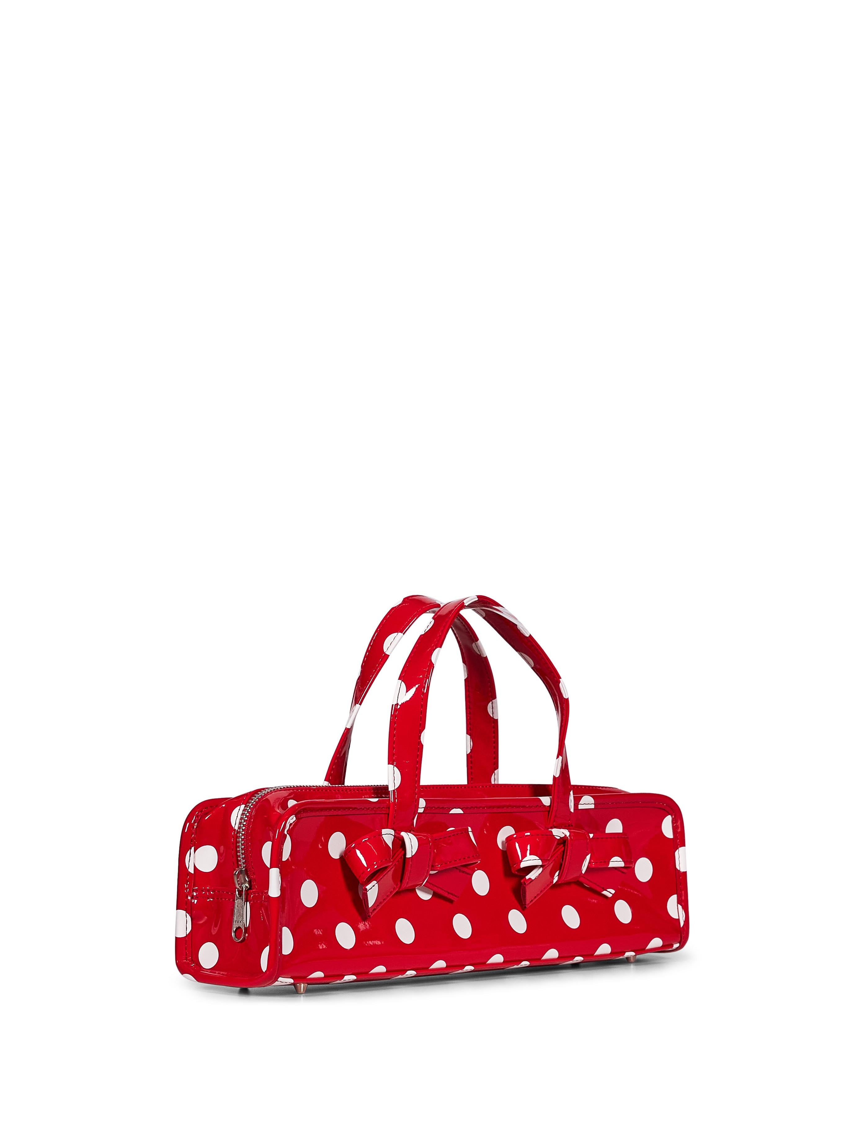 Borsa a pois Ladies in rosso e bianco 