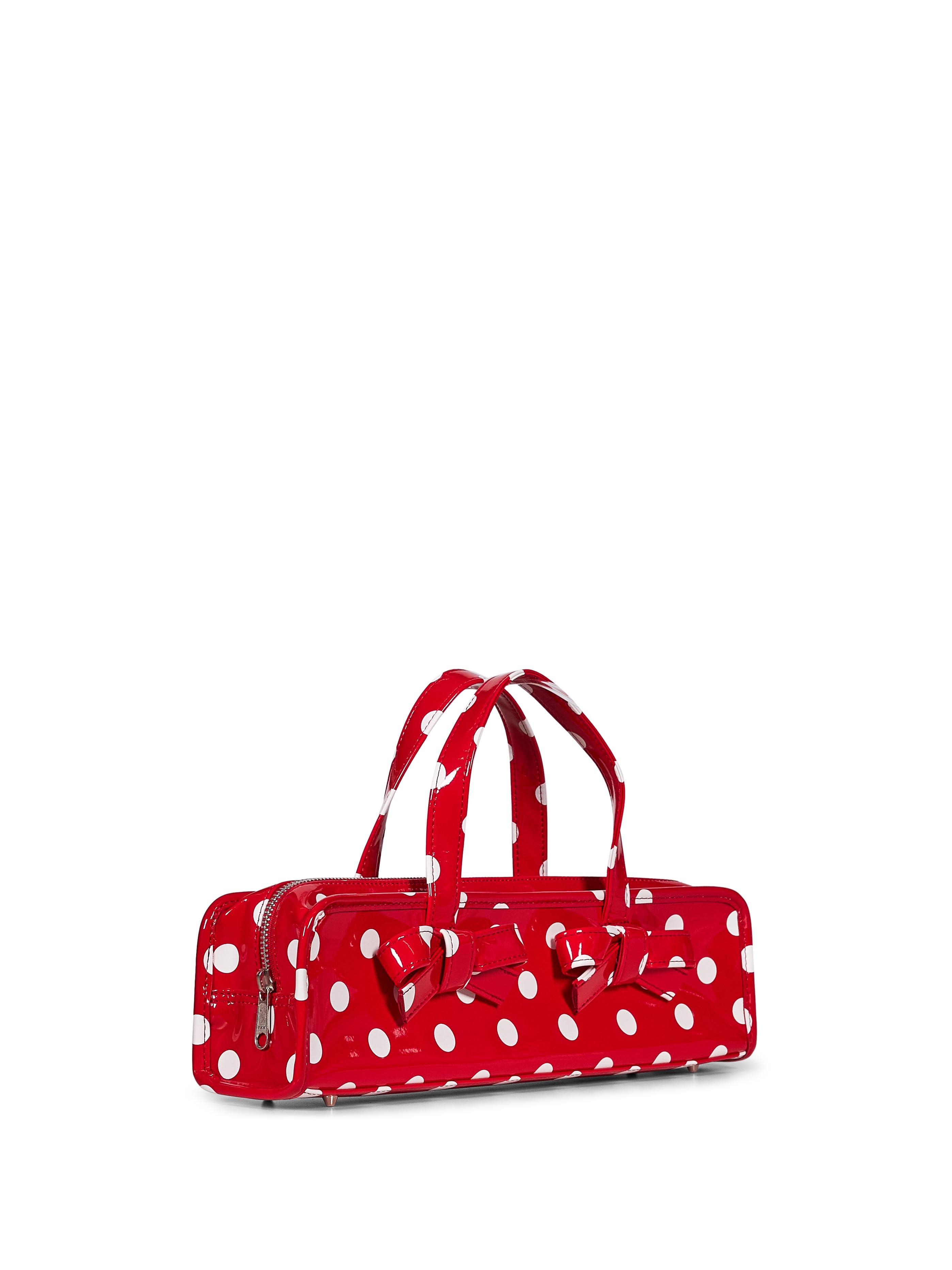 Borsa a pois Ladies in rosso e bianco 