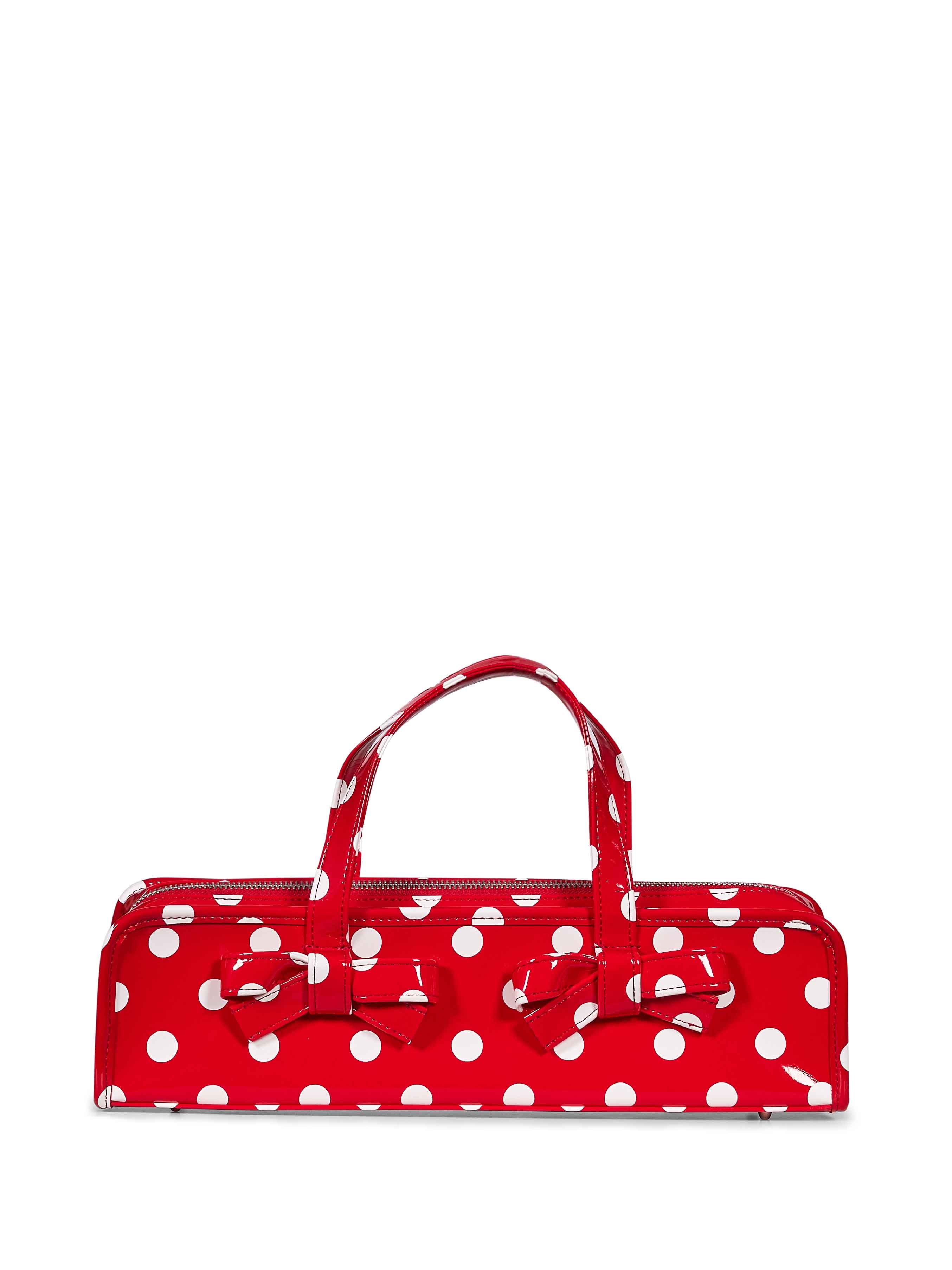 Borsa a pois Ladies in rosso e bianco 