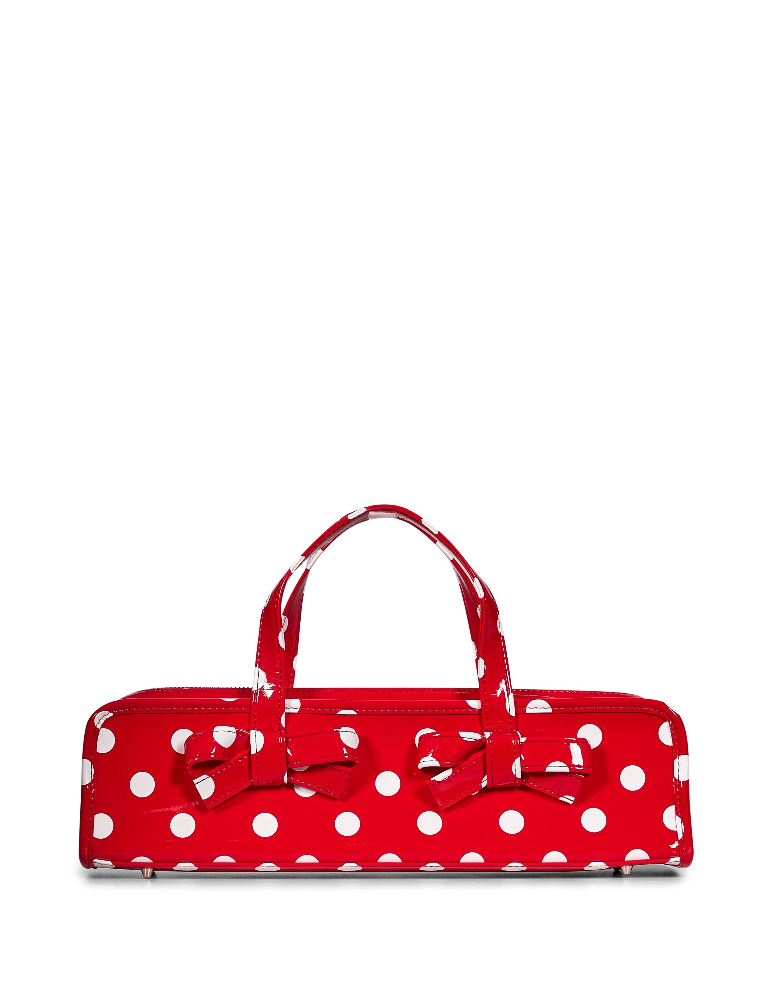 Borsa a pois Ladies in rosso e bianco 