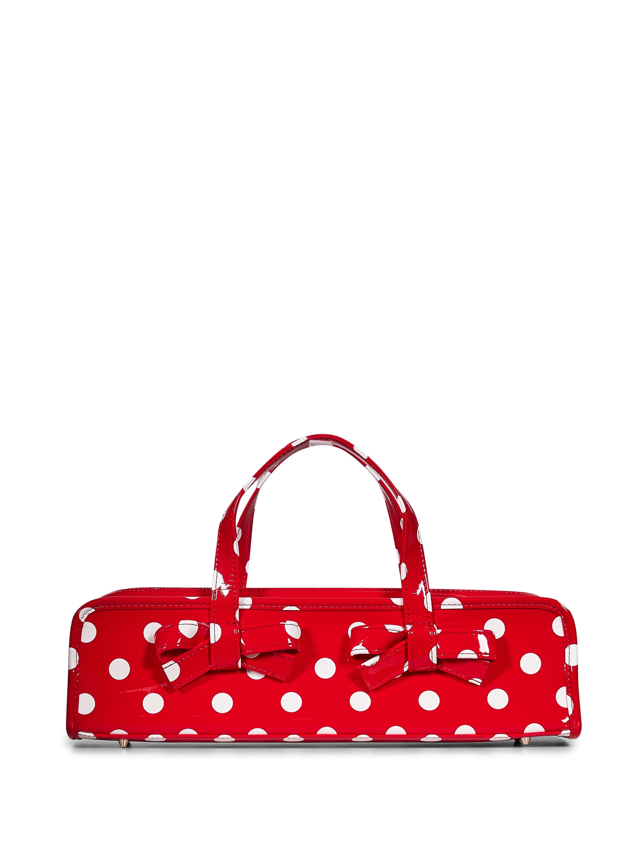 Borsa a pois Ladies in rosso e bianco 