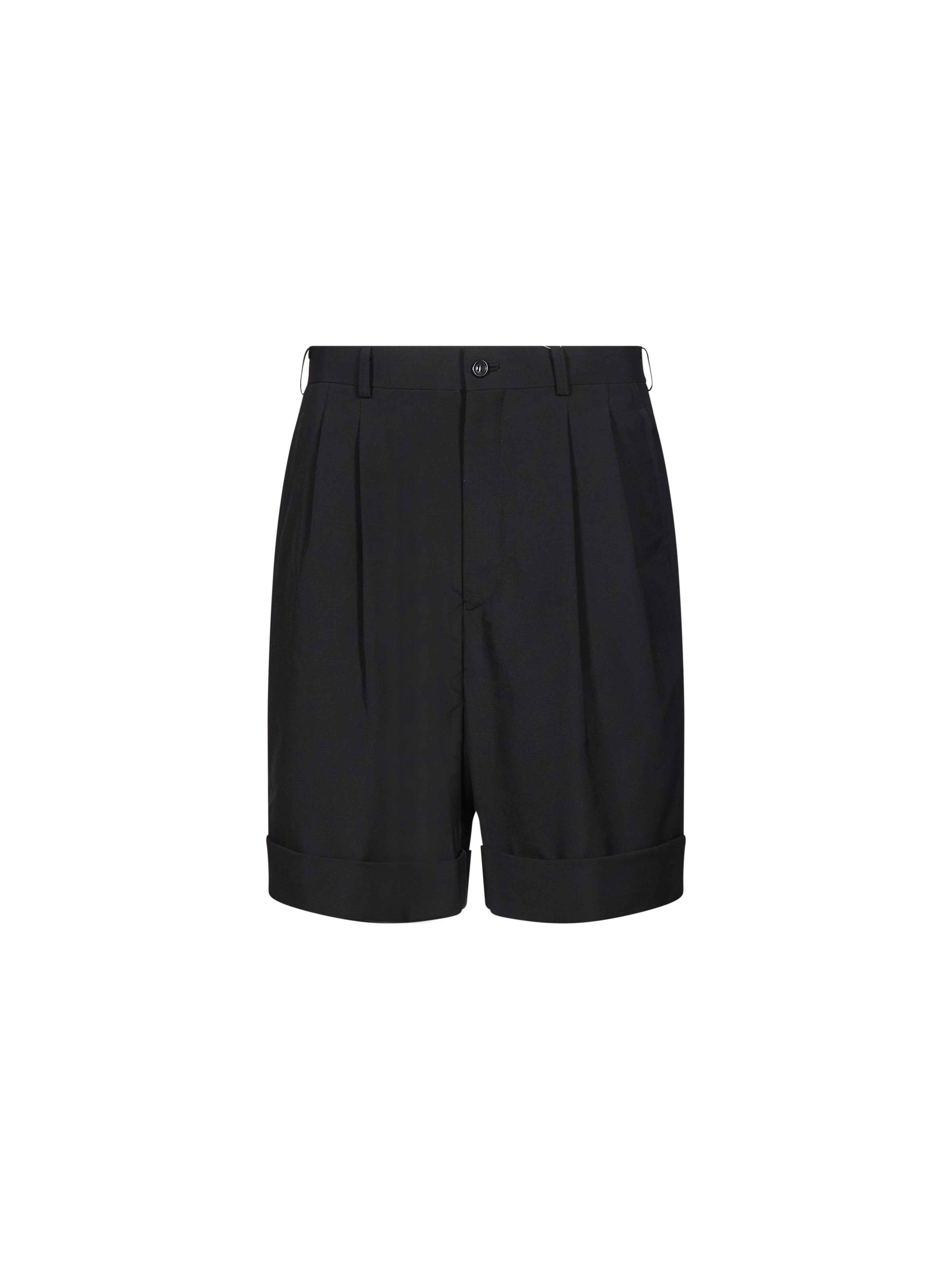 Shorts a vita alta in nero 