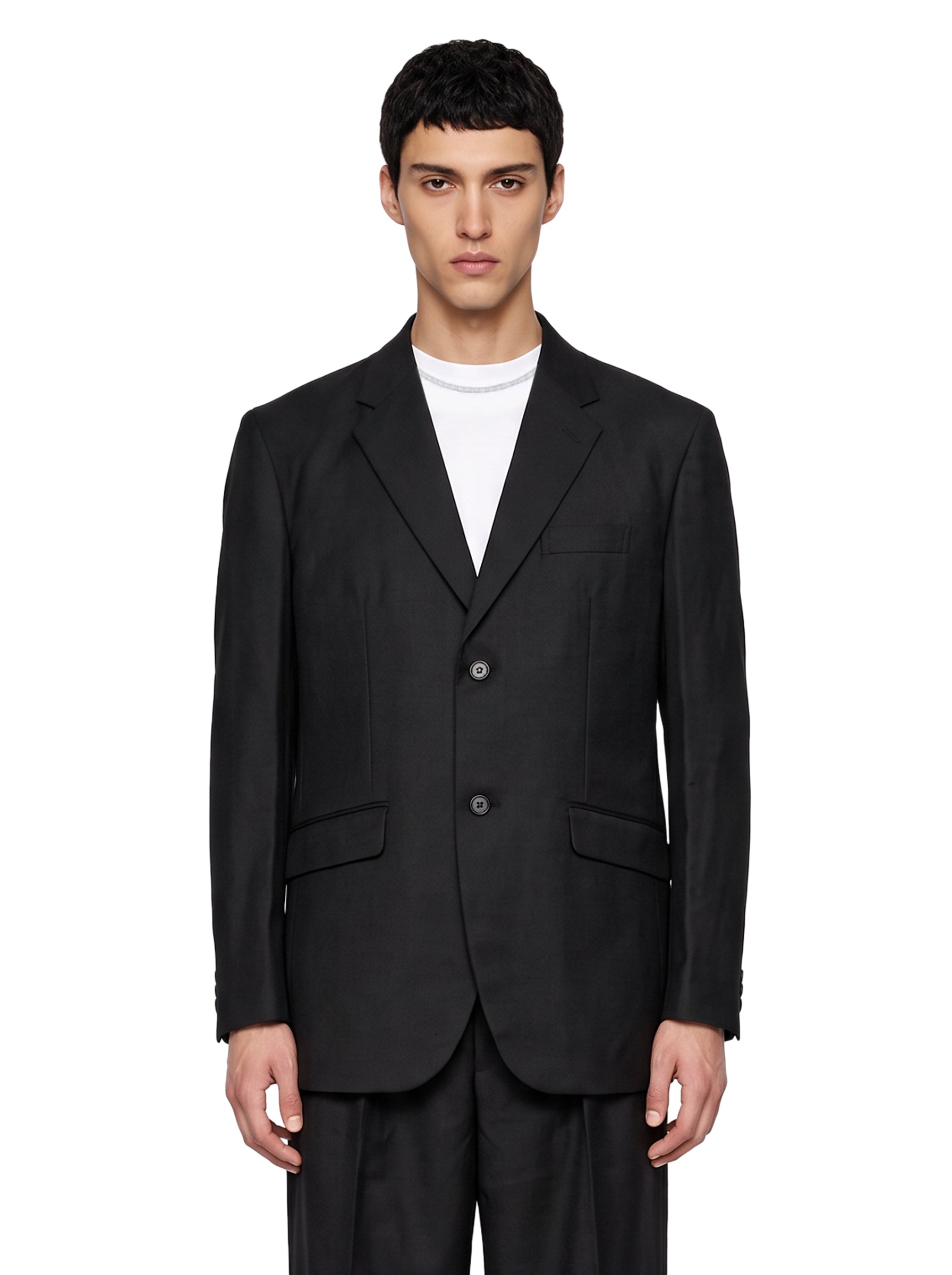 Giacca monopetto in nero 
