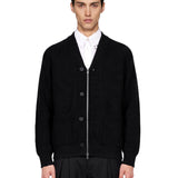 Maglia con zip in nero 