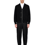 Maglia con zip in nero 
