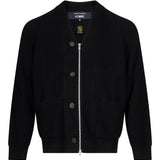 Maglia con zip in nero 