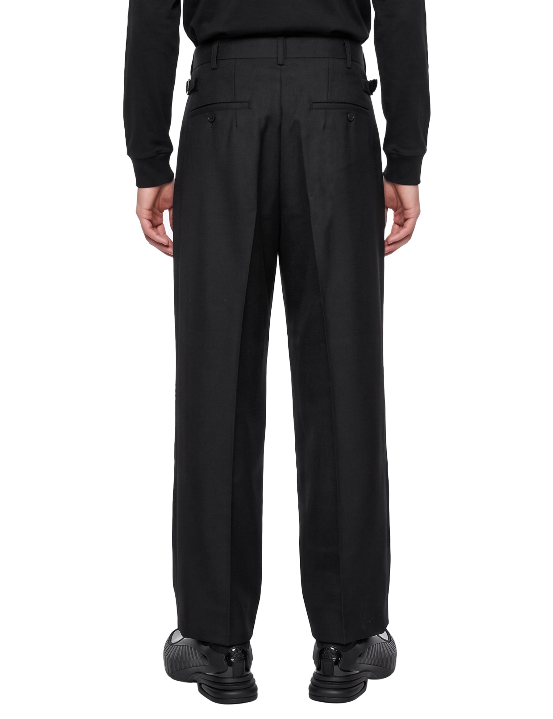 Pantaloni in lana nero 