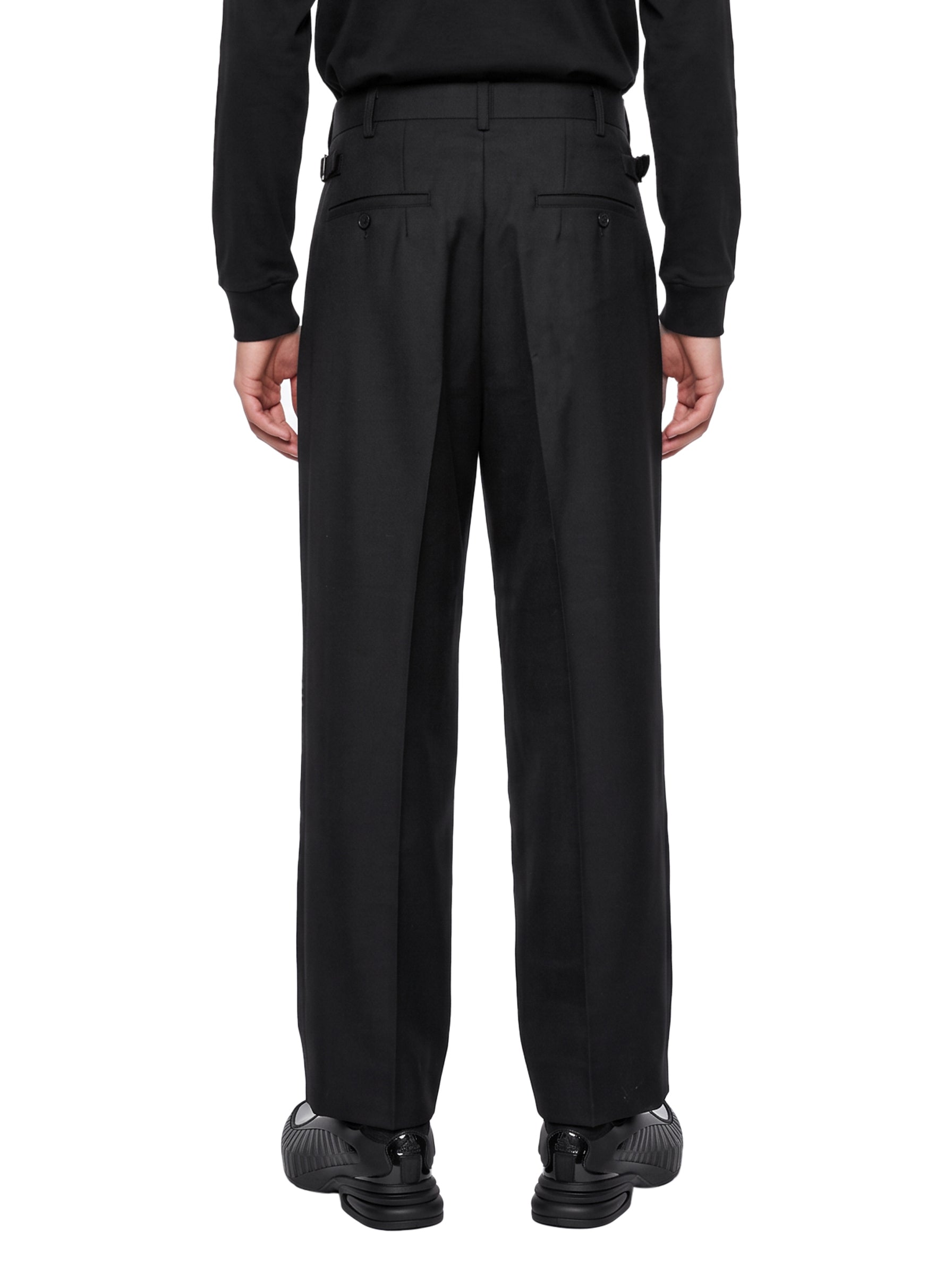 Pantaloni in lana nero 