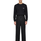 Pantaloni in lana nero 