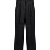 Pantaloni in lana nero 