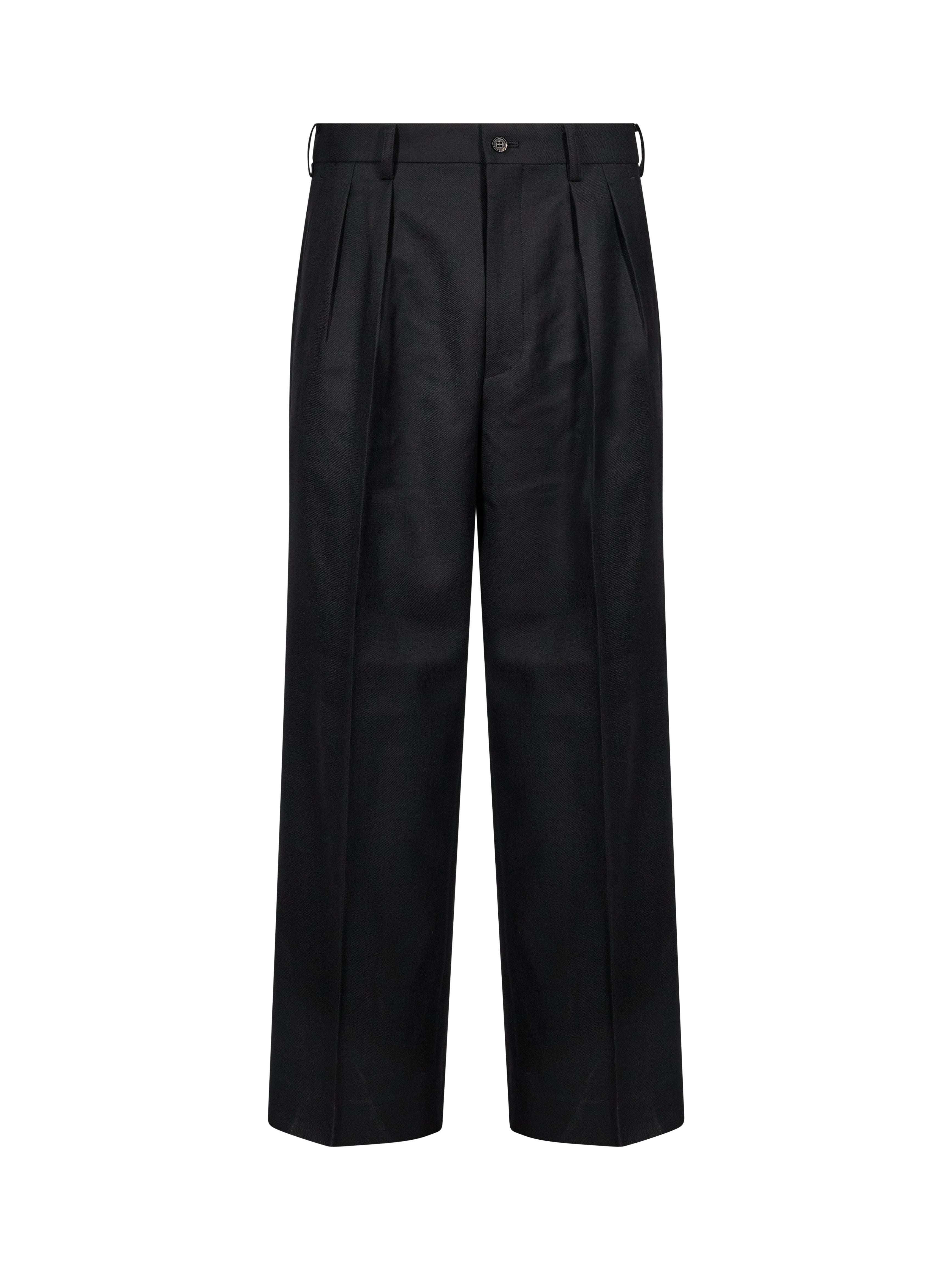 Pantaloni in lana nero 
