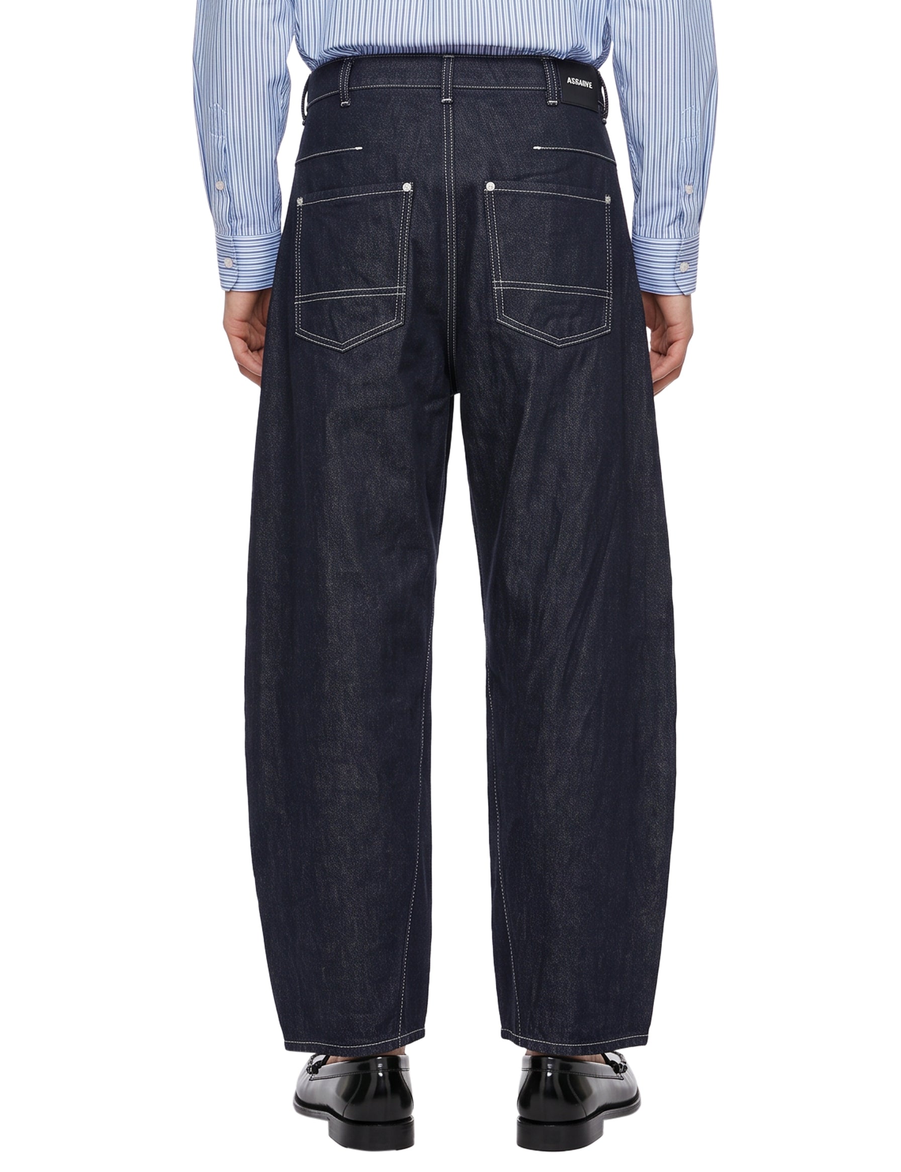 Jeans balloon fit in blu 