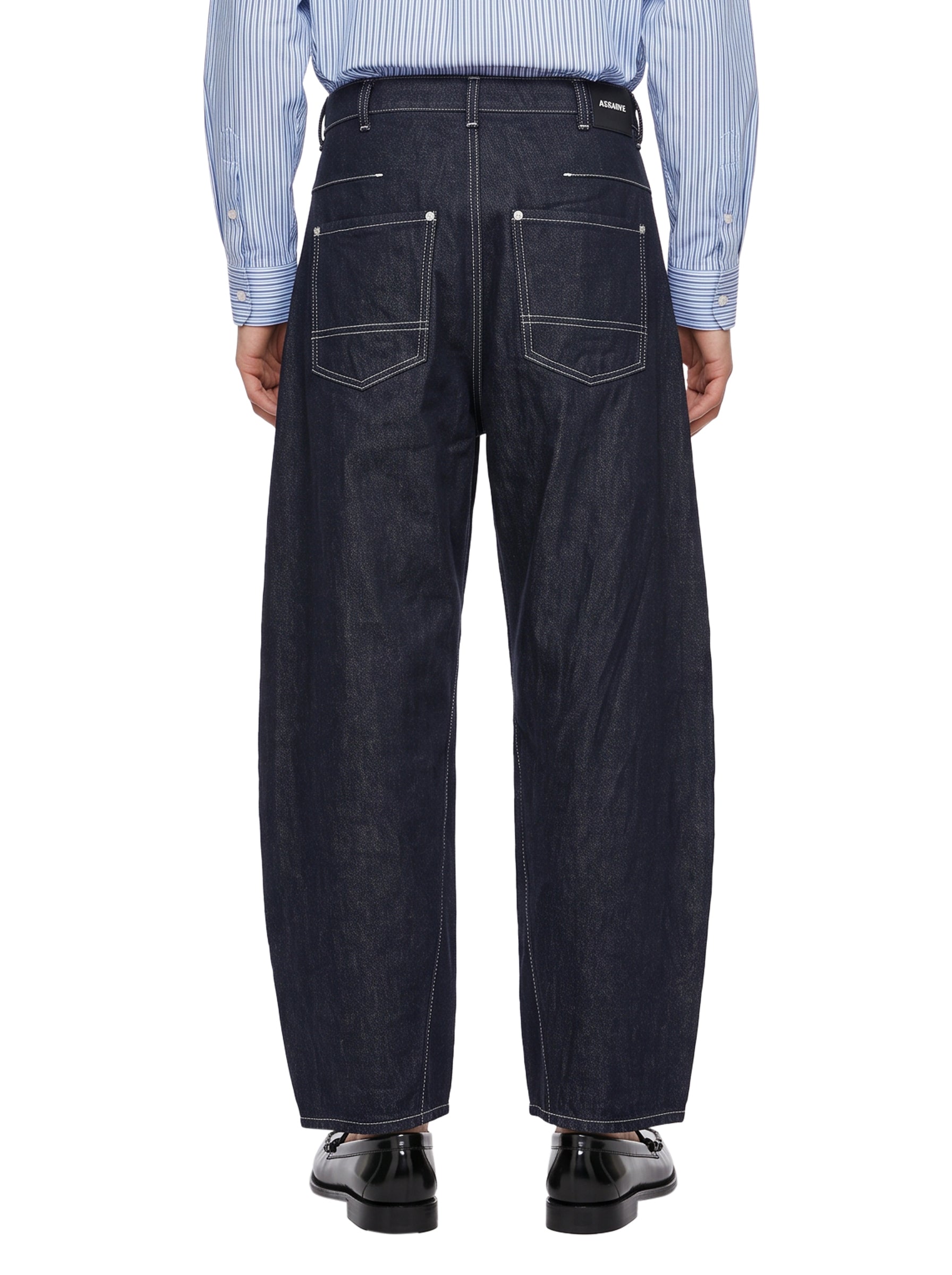 Jeans balloon fit in blu 