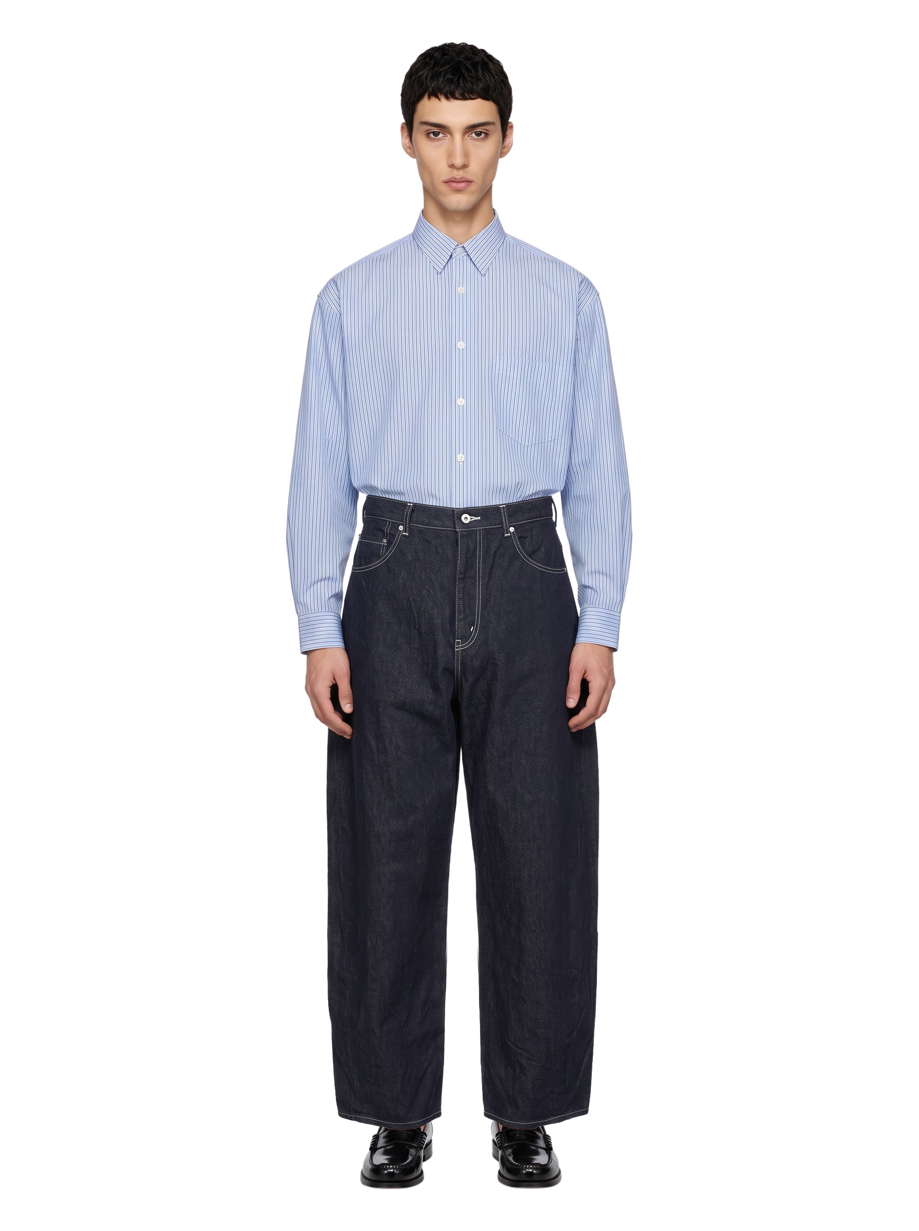 Jeans balloon fit in blu 