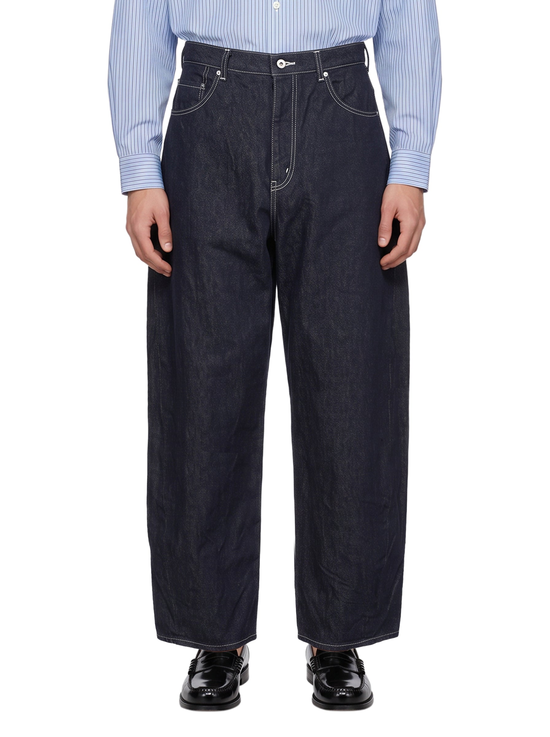 Jeans balloon fit in blu 