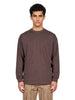 T-shirt a maniche lunghe in marrone
