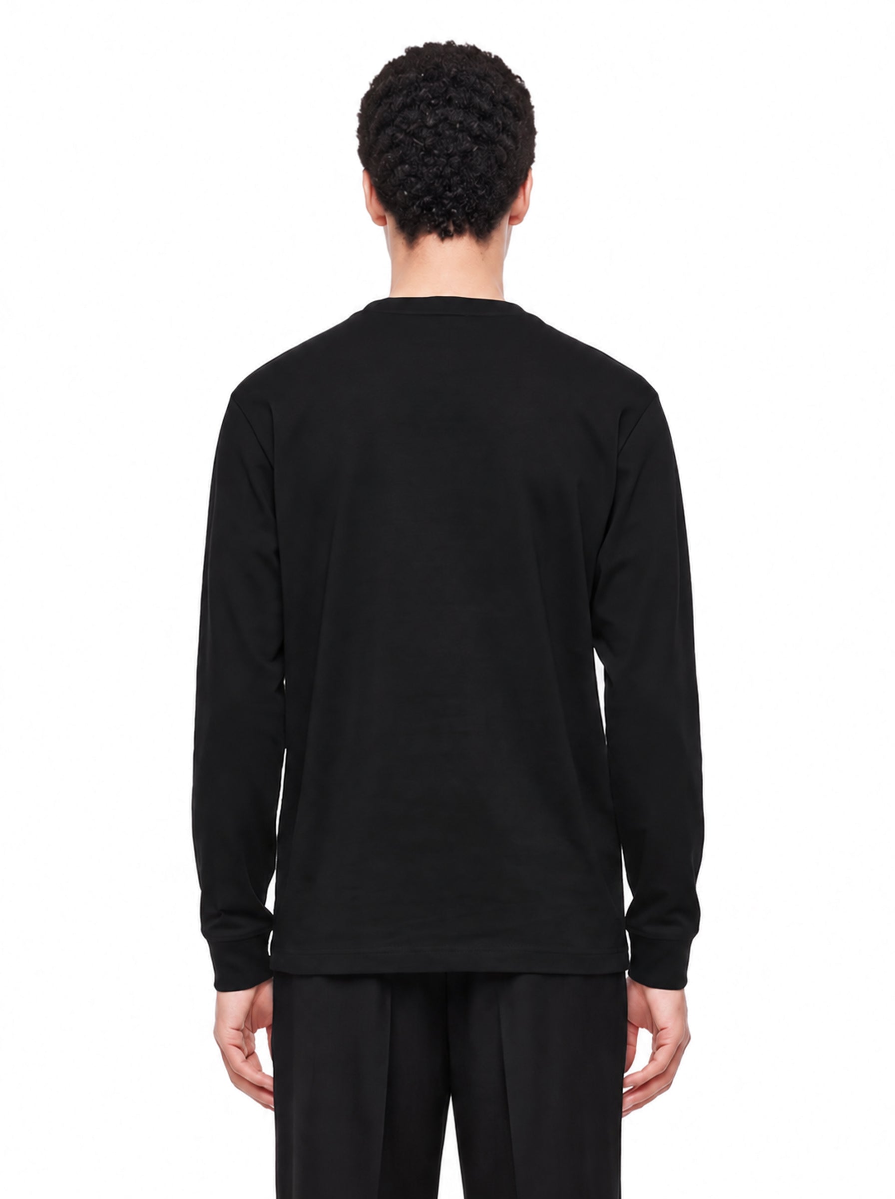 T-shirt con logo in nero 