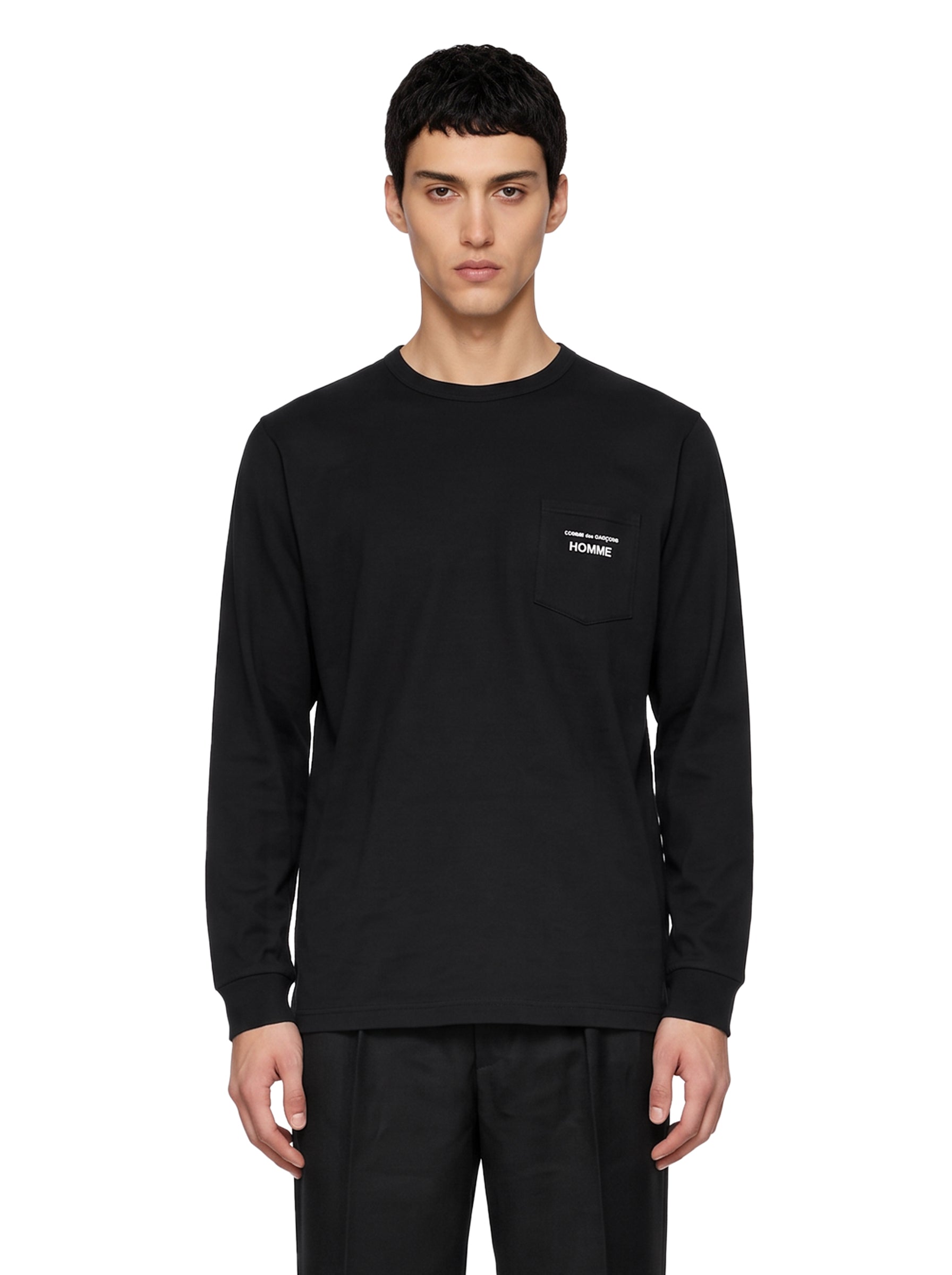 T-shirt con logo in nero 