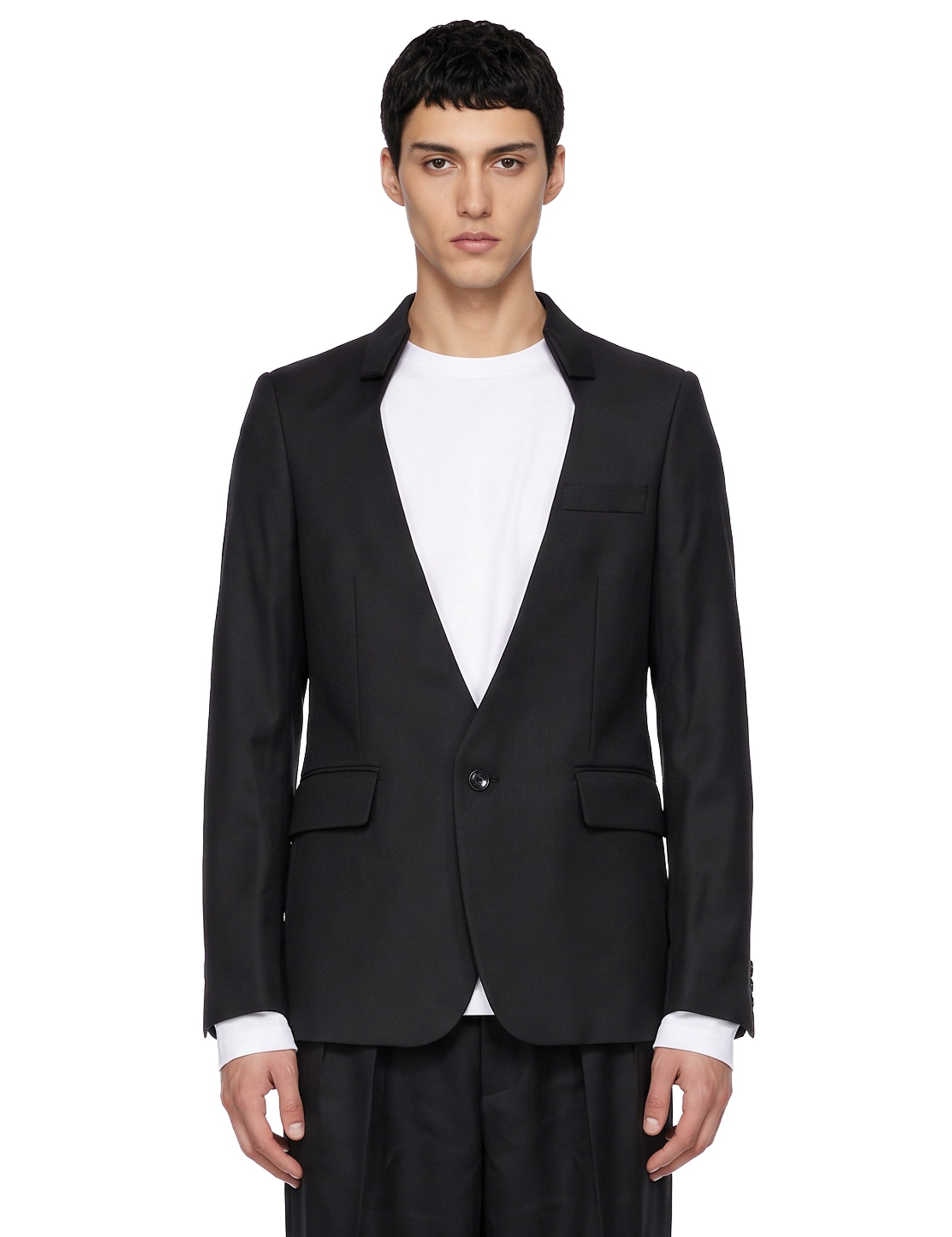 Giacca monopetto in nero 