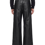 Pantaloni in satin nero 