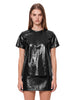 Top in vinile nero