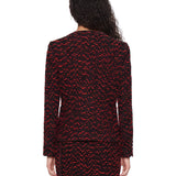 Giacca in tweed nero 
