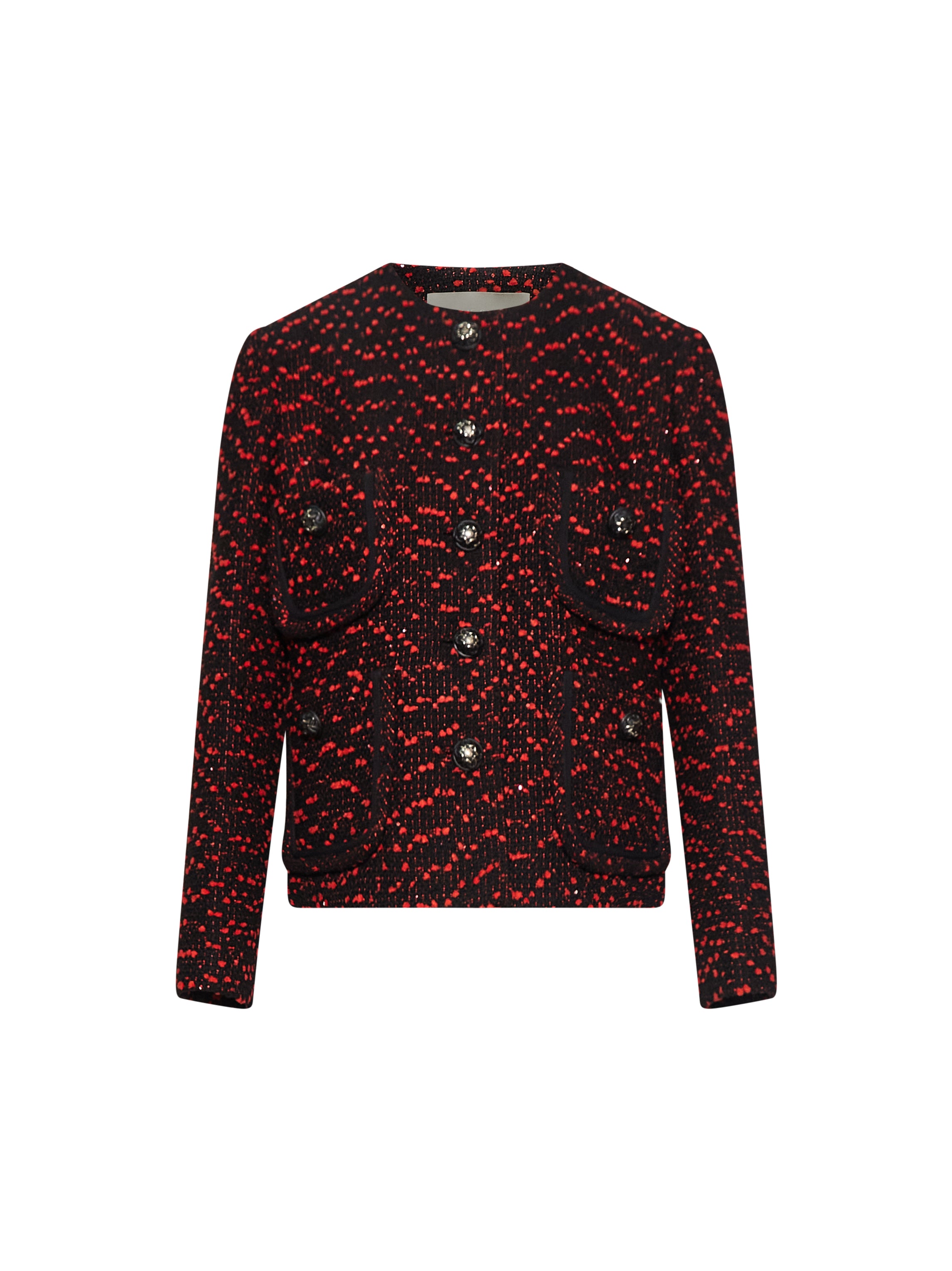 Giacca in tweed nero 