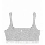 Top sportivo in grigio 