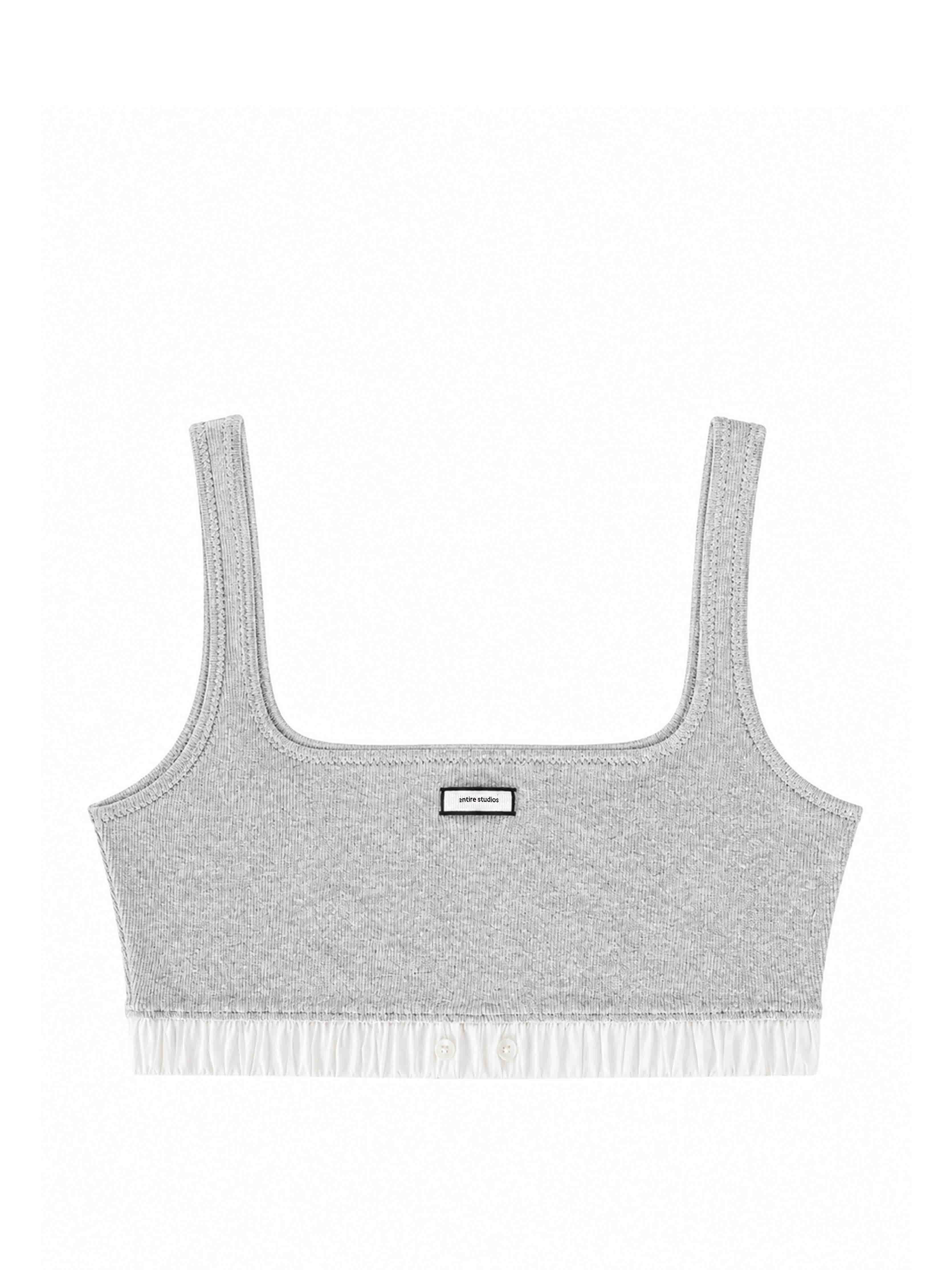 Top sportivo in grigio 