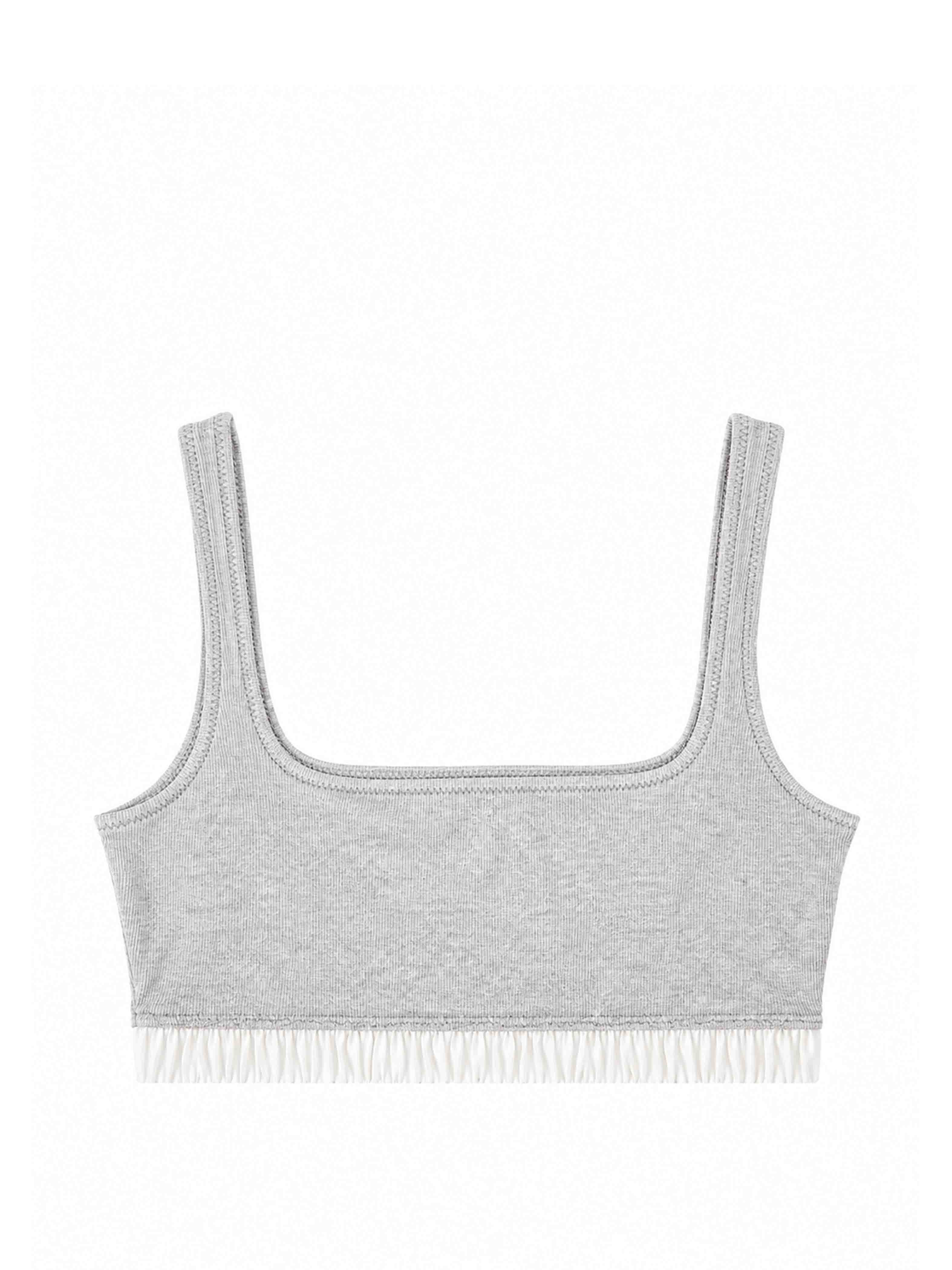 Top sportivo in grigio 