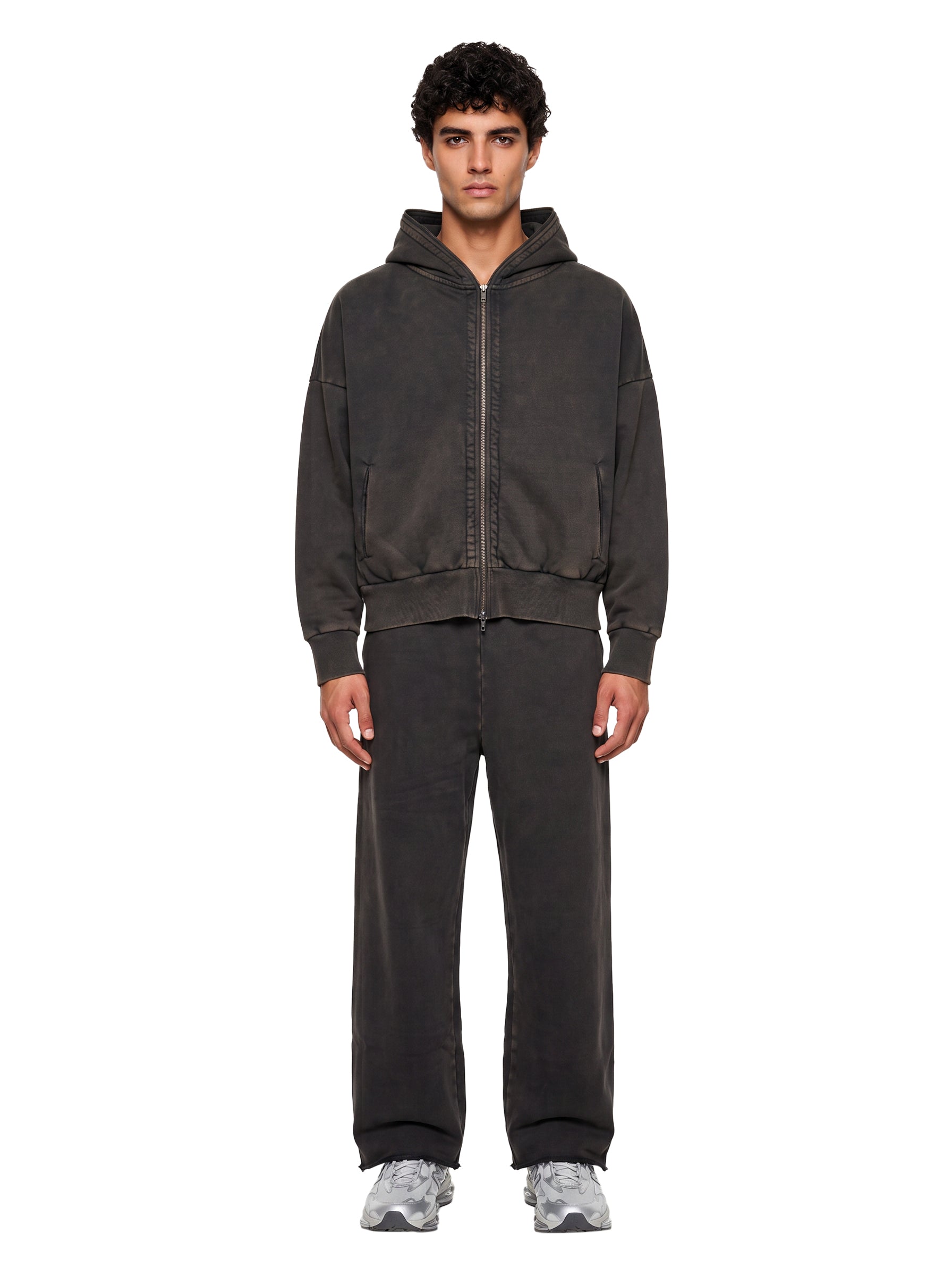 Pantaloni tuta in grigio antracite 