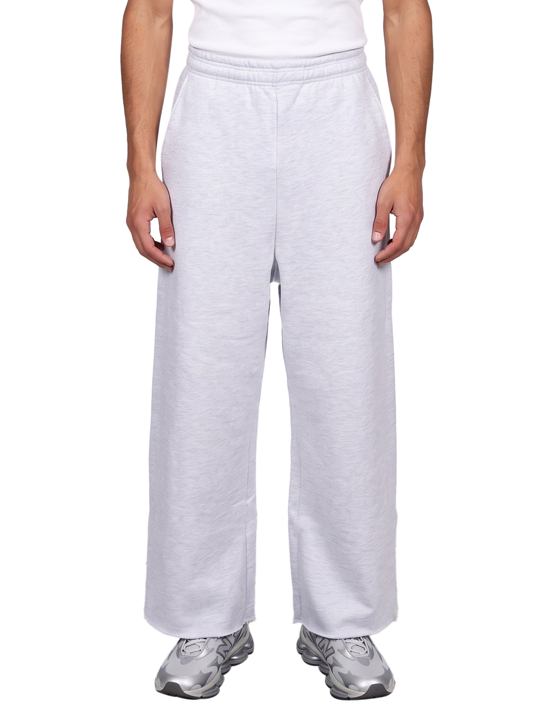 Pantaloni tuta in grigio ghiaccio 
